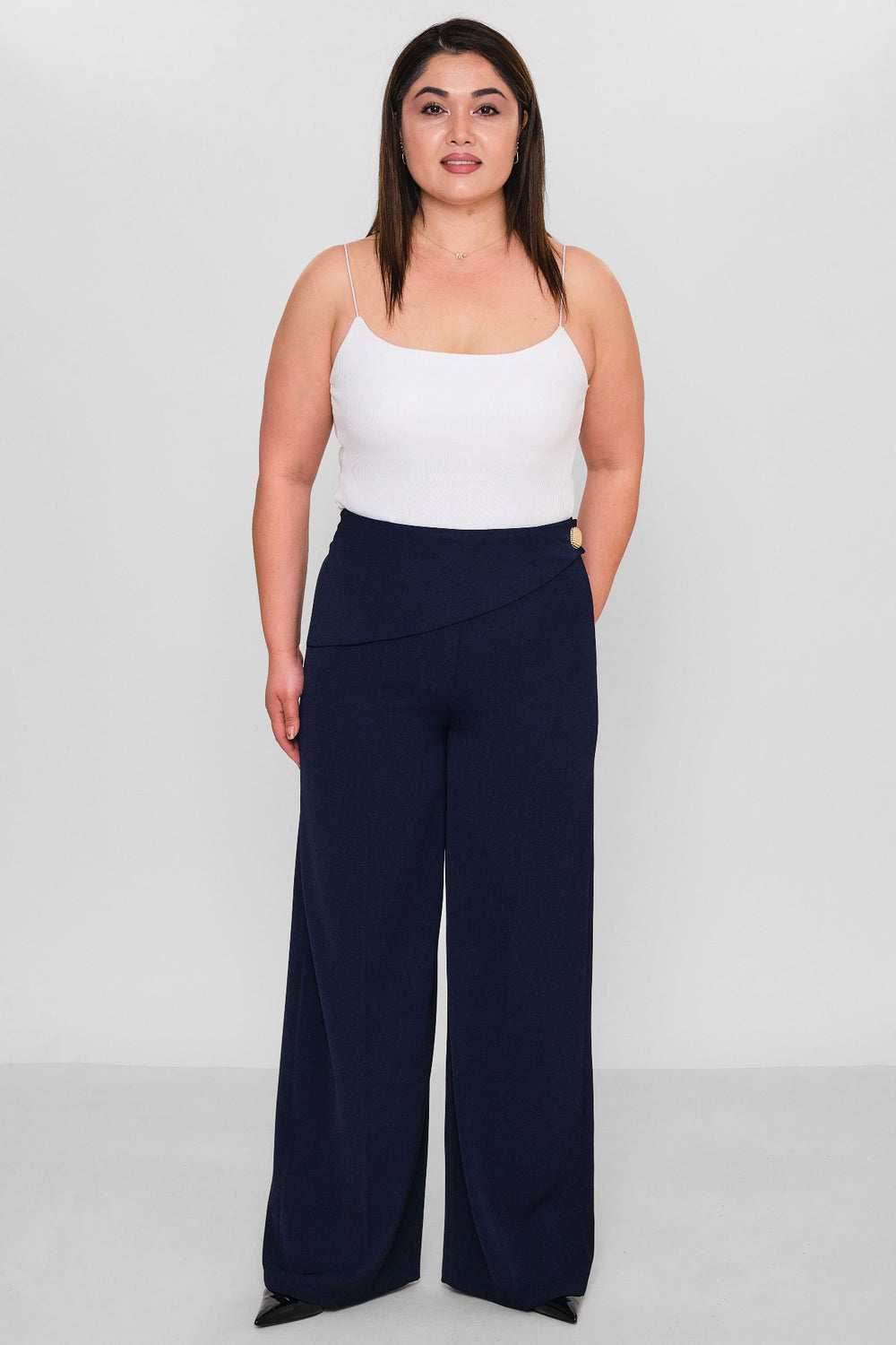 Selen - Plus Size Trousers (SLN26Y11913) - 8690200140624