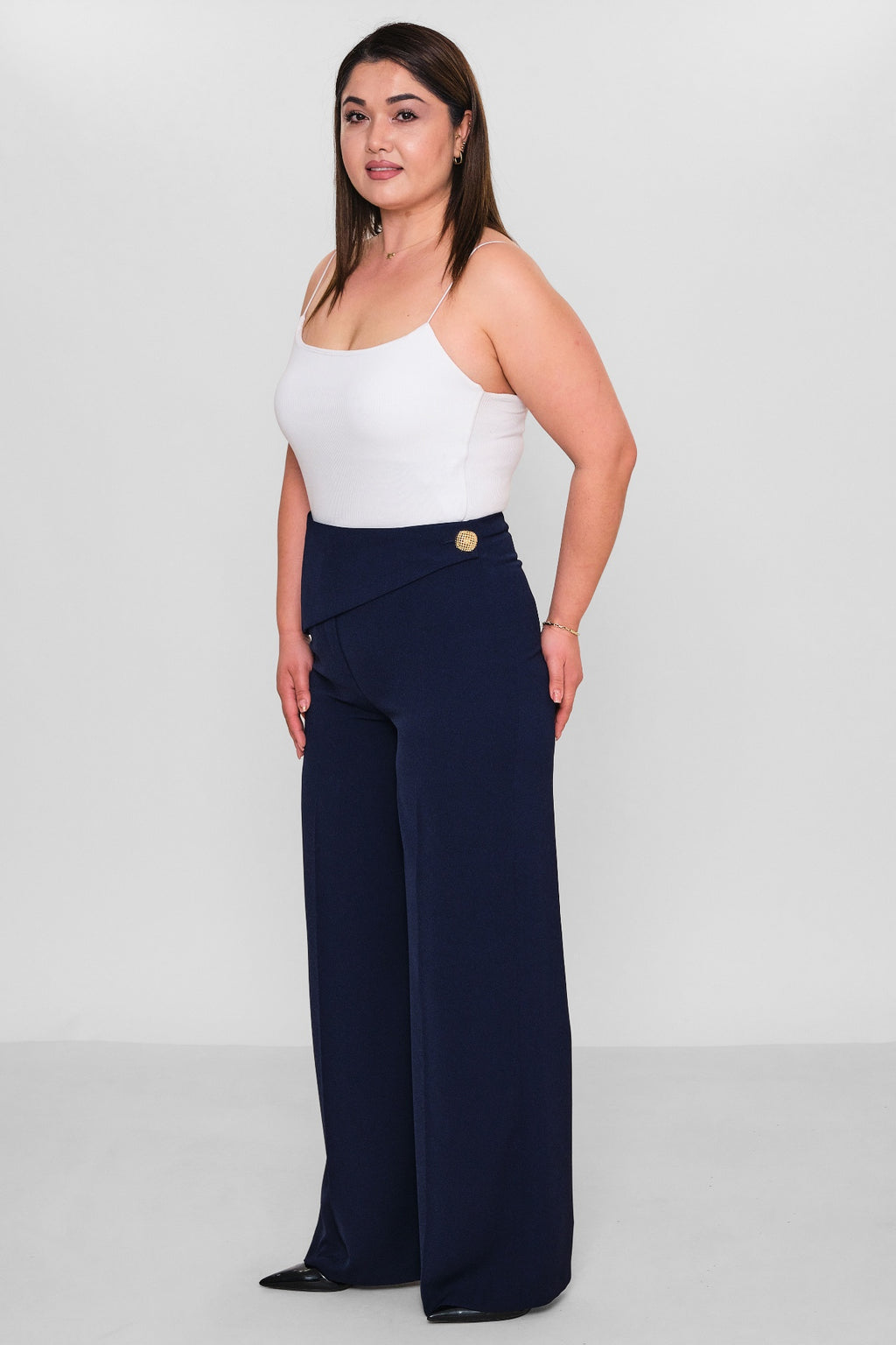 Selen - Plus Size Trousers (SLN26Y11913) - 8690200140624