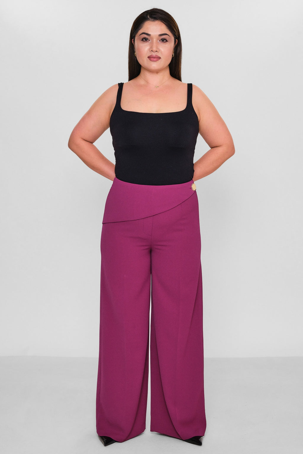 Selen - Plus Size Trousers (SLN26Y11913) - 8690200140631