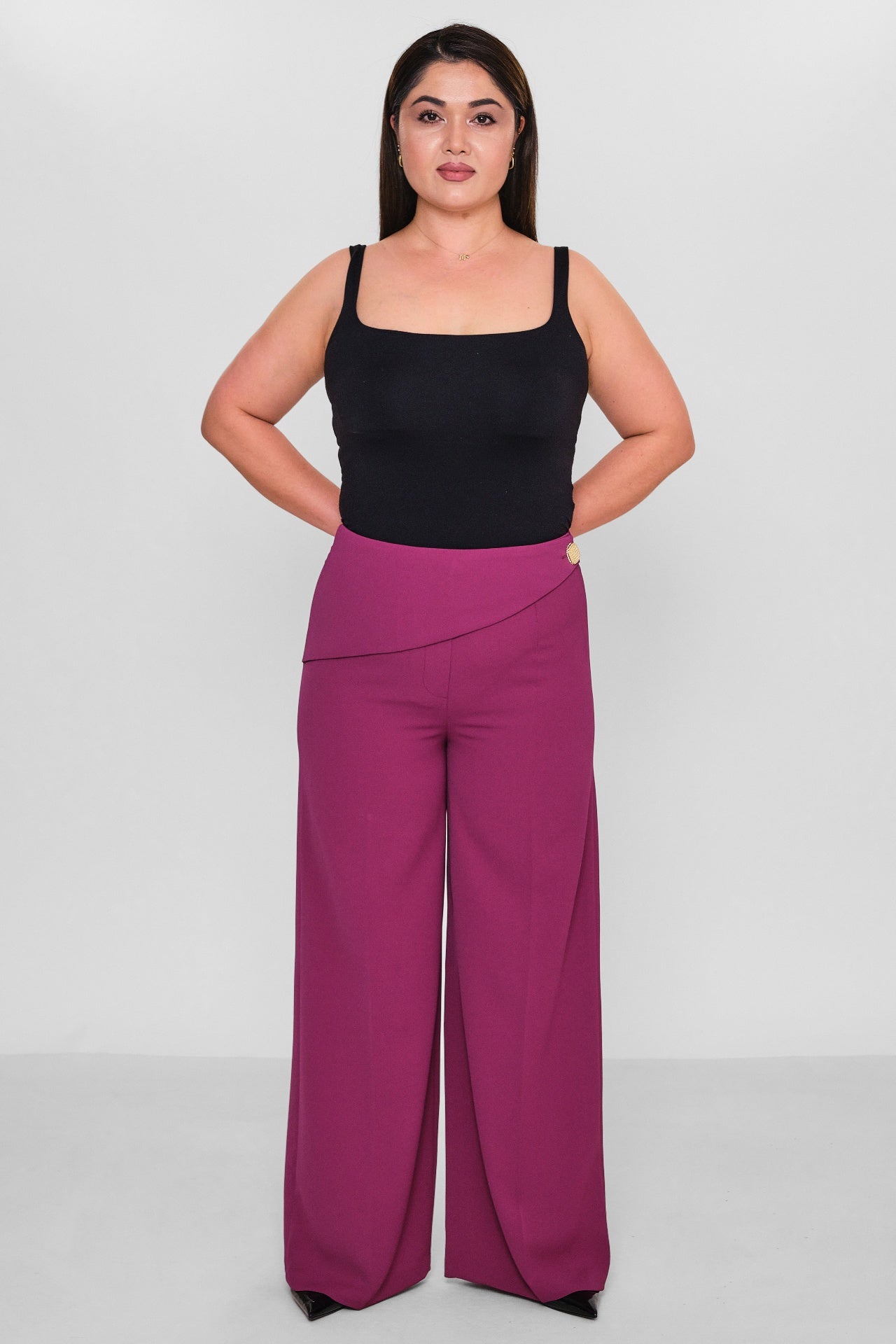 Selen - Plus Size Trousers (SLN26Y11913) - 8690200140631