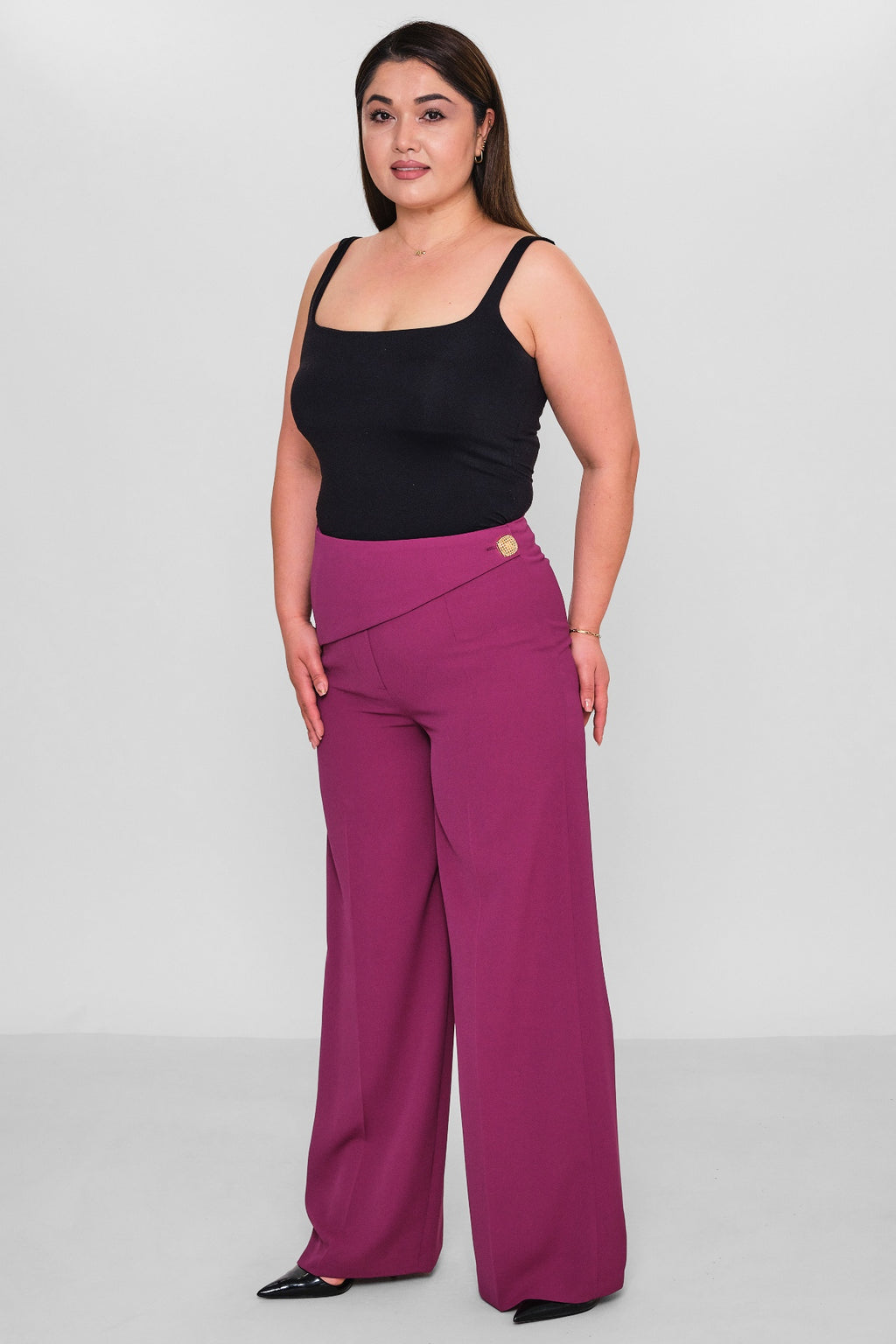 Selen - Plus Size Trousers (SLN26Y11913) - 8690200140631