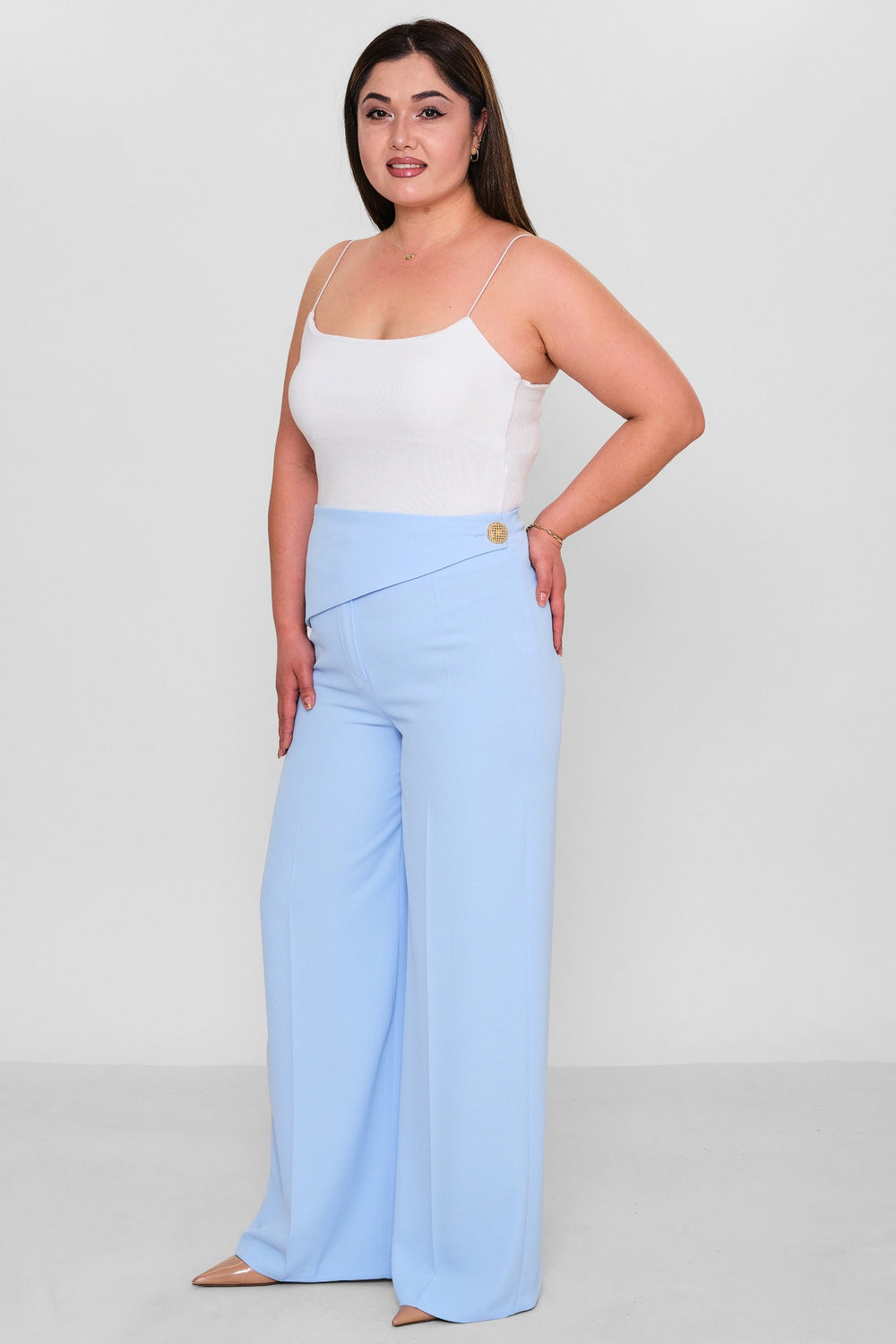 Selen - Plus Size Trousers (SLN26Y11913) - 8690200140648