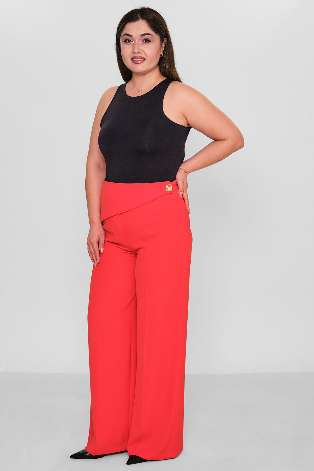 Selen - Plus Size Trousers (SLN26Y11913) - 8690200140655