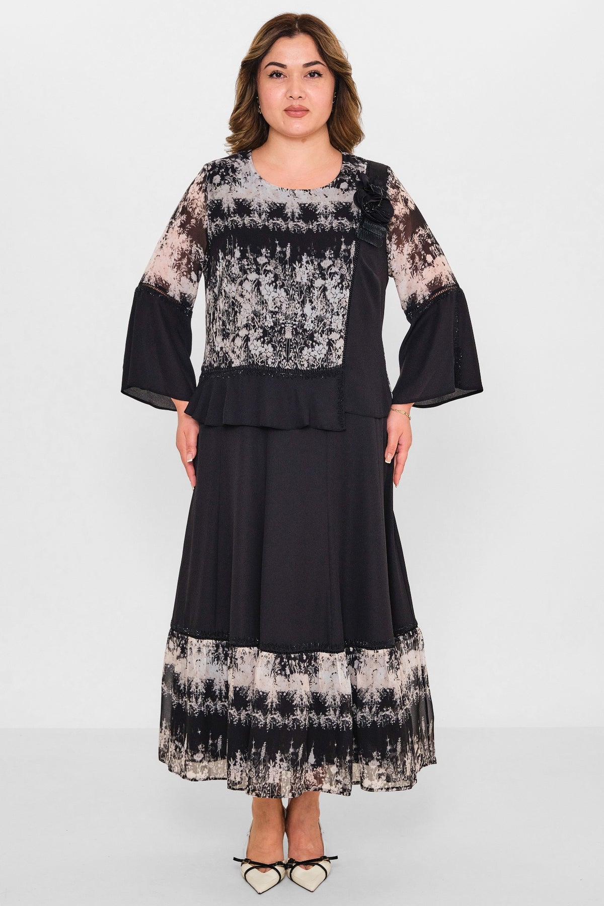 Gumanize - Plus Size Dress (GMZ2026-170-8136) - 8690200140969