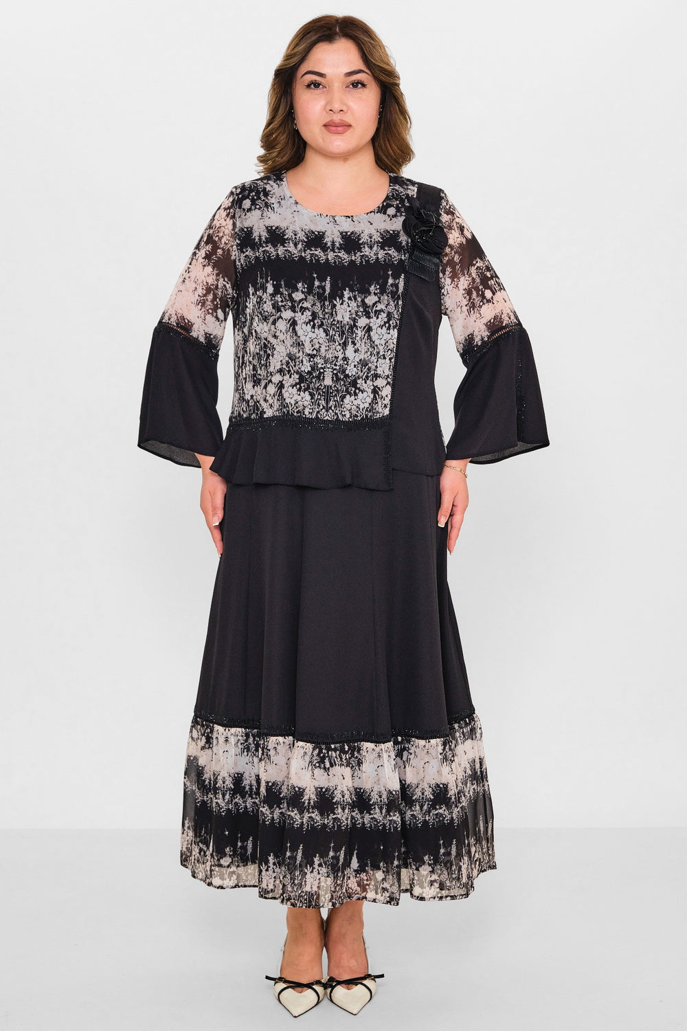 Gumanize - Plus Size Dress (GMZ2026-170-8136) - 8690200140969