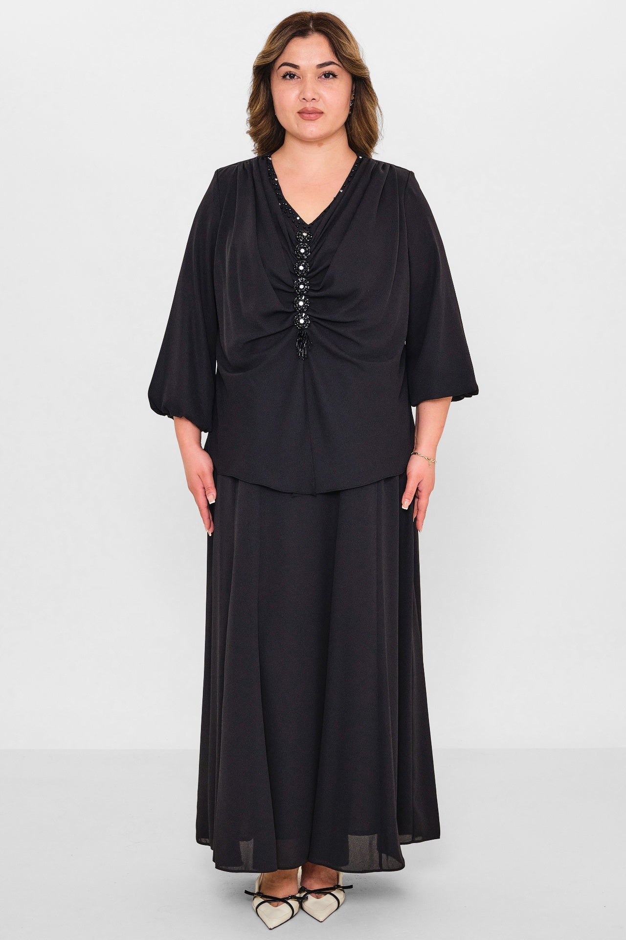 Gumanize - Plus Size Dress (GMZ2026-496-3464) - 8690200141027