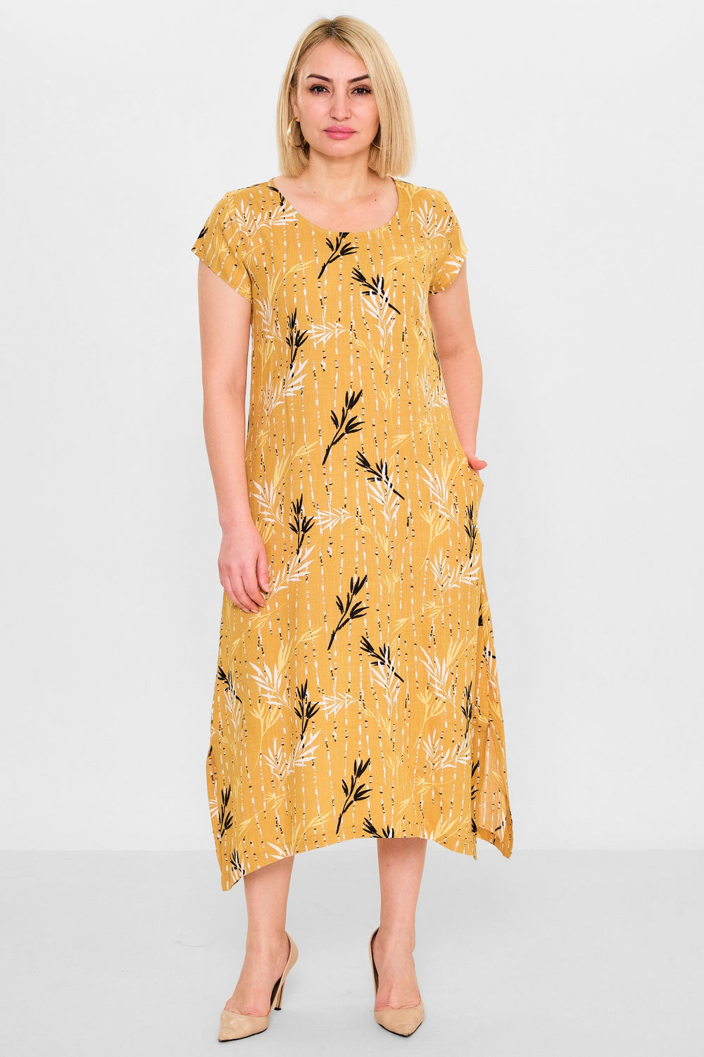 Revaro - Plus Size Dress (RVR26YS-9095) - 8690200141348