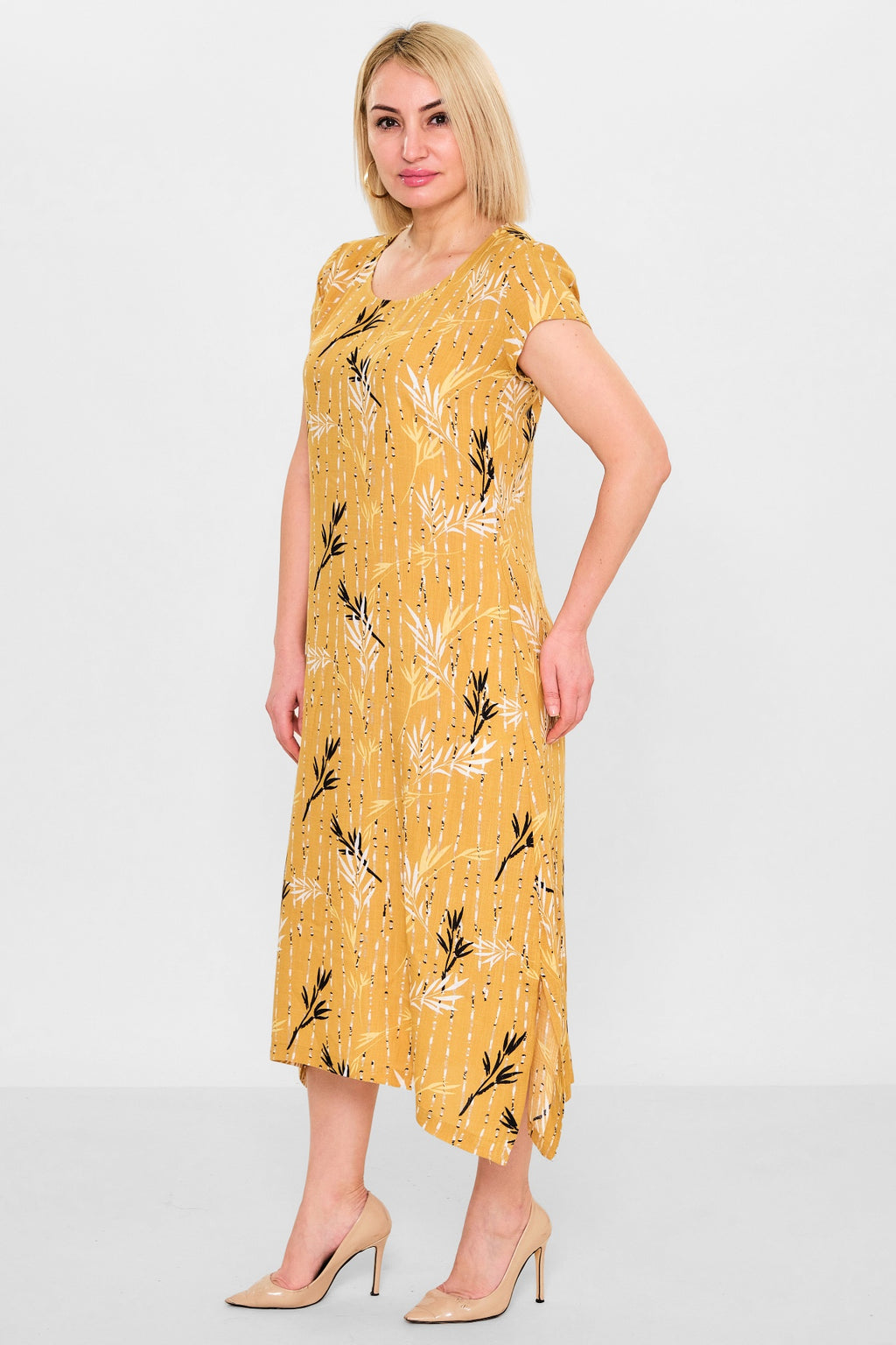 Revaro - Plus Size Dress (RVR26YS-9095) - 8690200141348