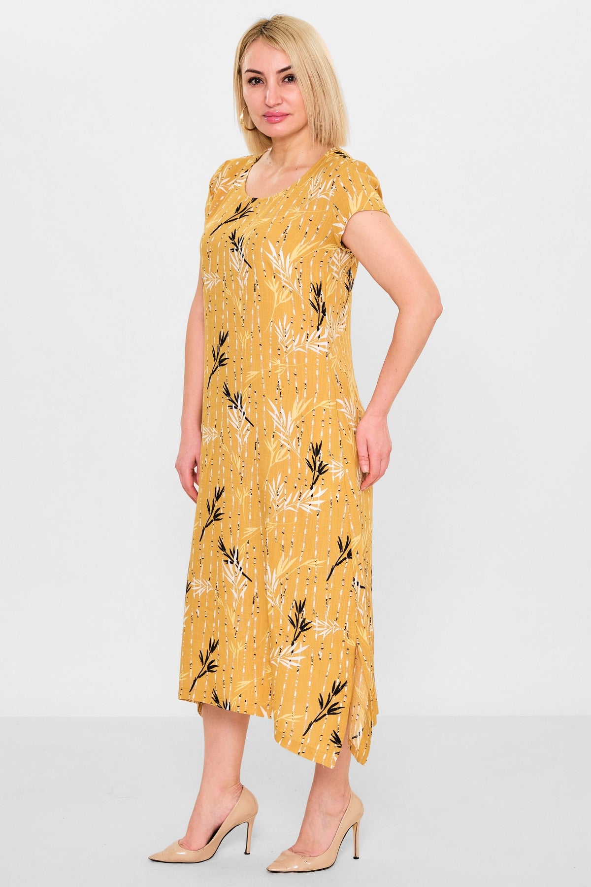 Revaro - Plus Size Dress (RVR26YS-9095) - 8690200141348