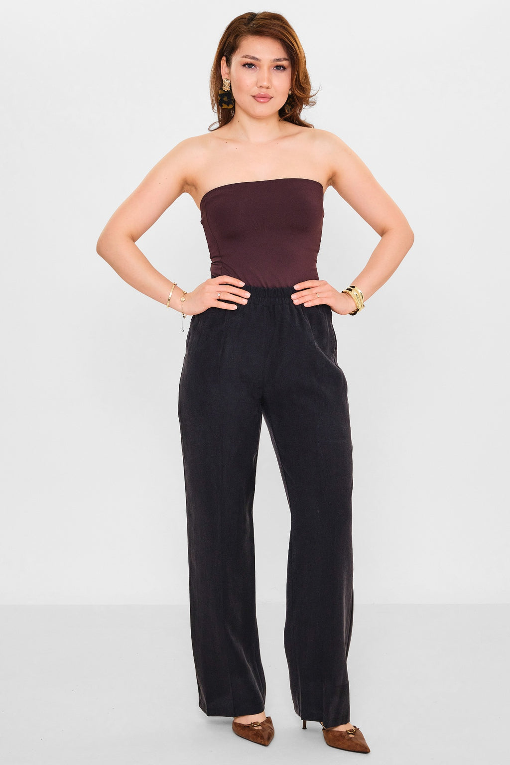 Fimore - Plus Size Trousers (FMR26Y01278-24) - 8690200141416