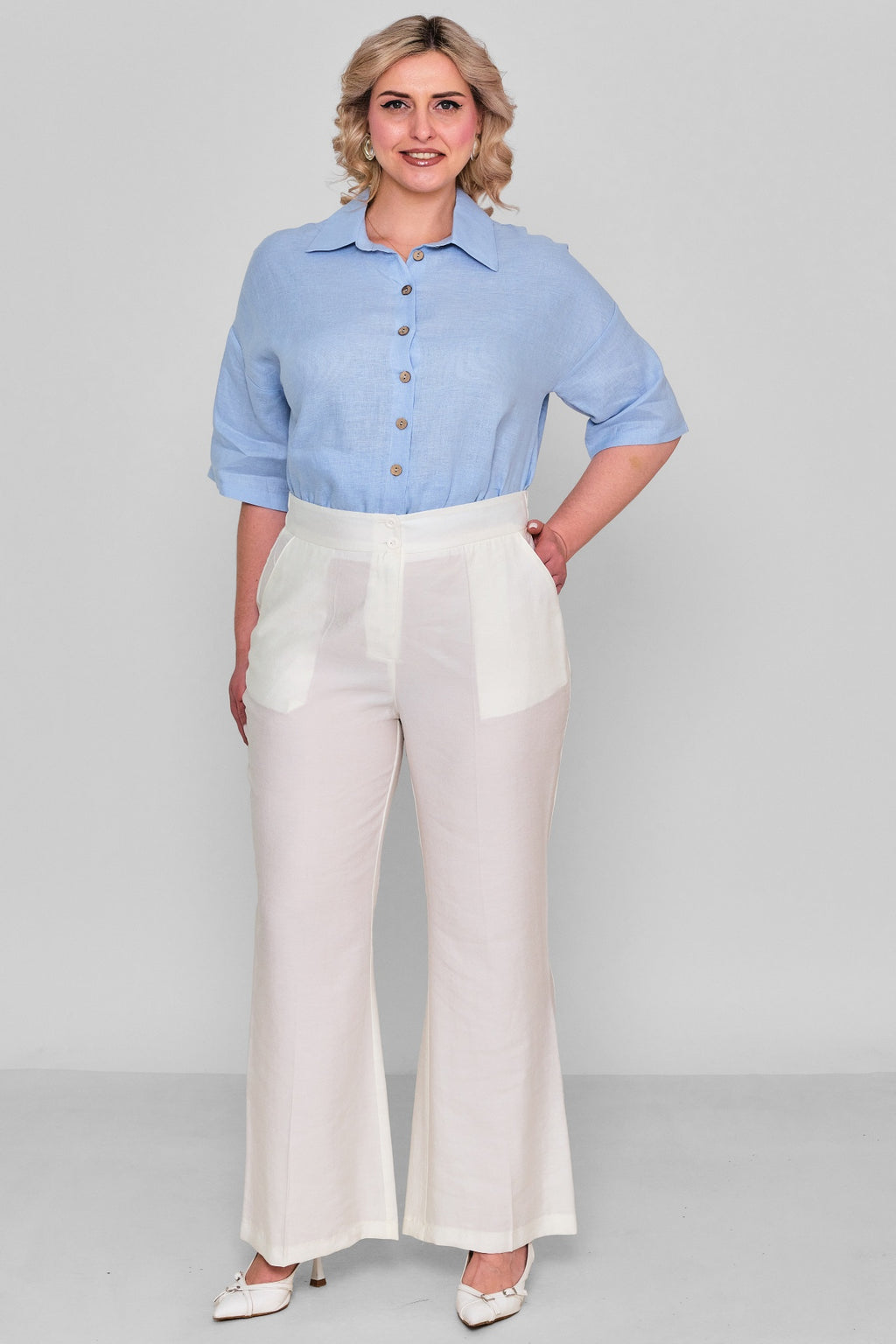 Fimore - Plus Size Trousers (FMR26Y2724-24) - 8690200141423