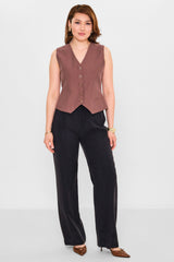 Fi̇more - Plus Size Waistcoat (FMR26Y7359-24) - 8690200141492