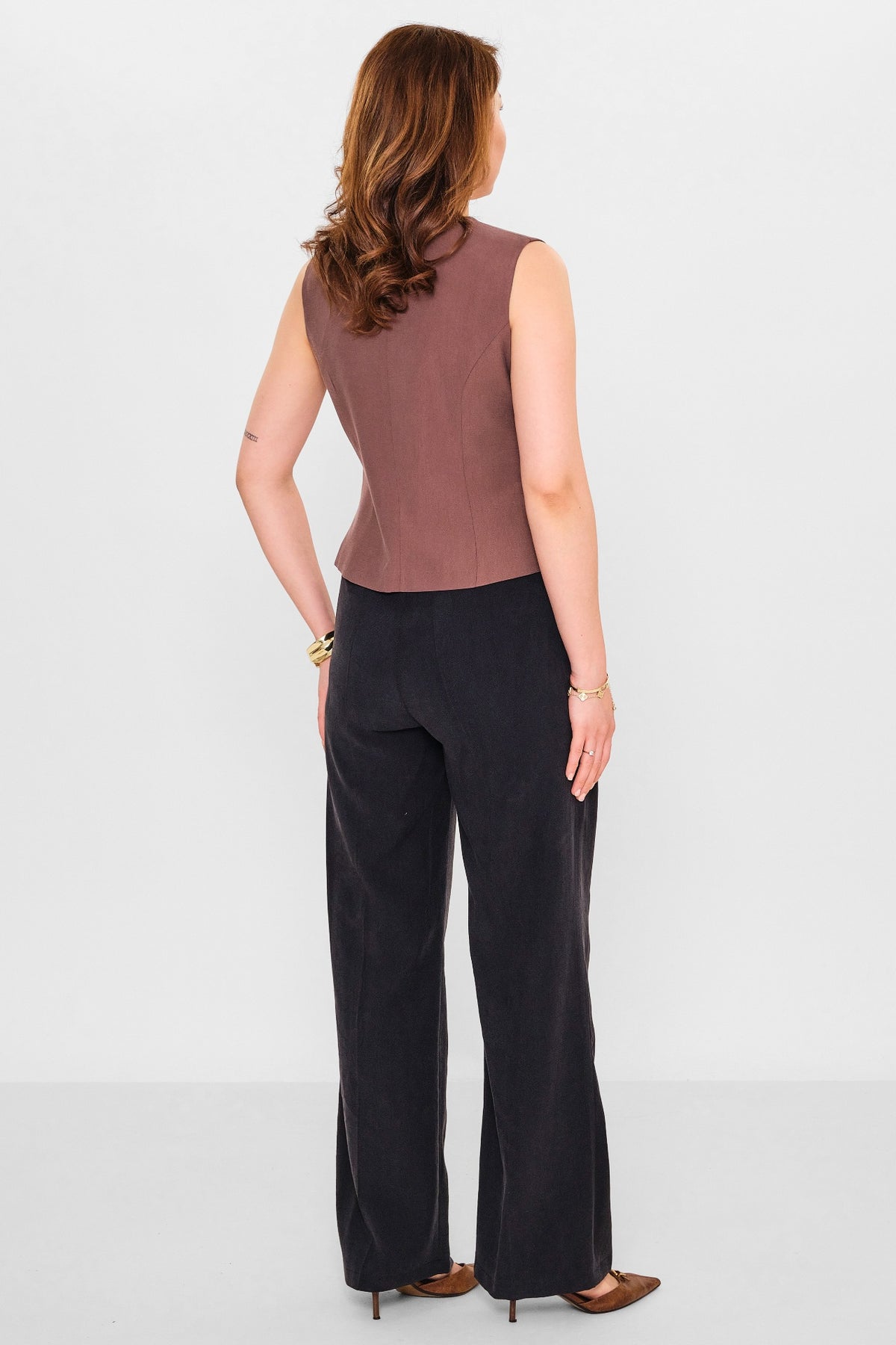 Fimore - Plus Size Waistcoat (FMR26Y7359-24) - 8690200141492