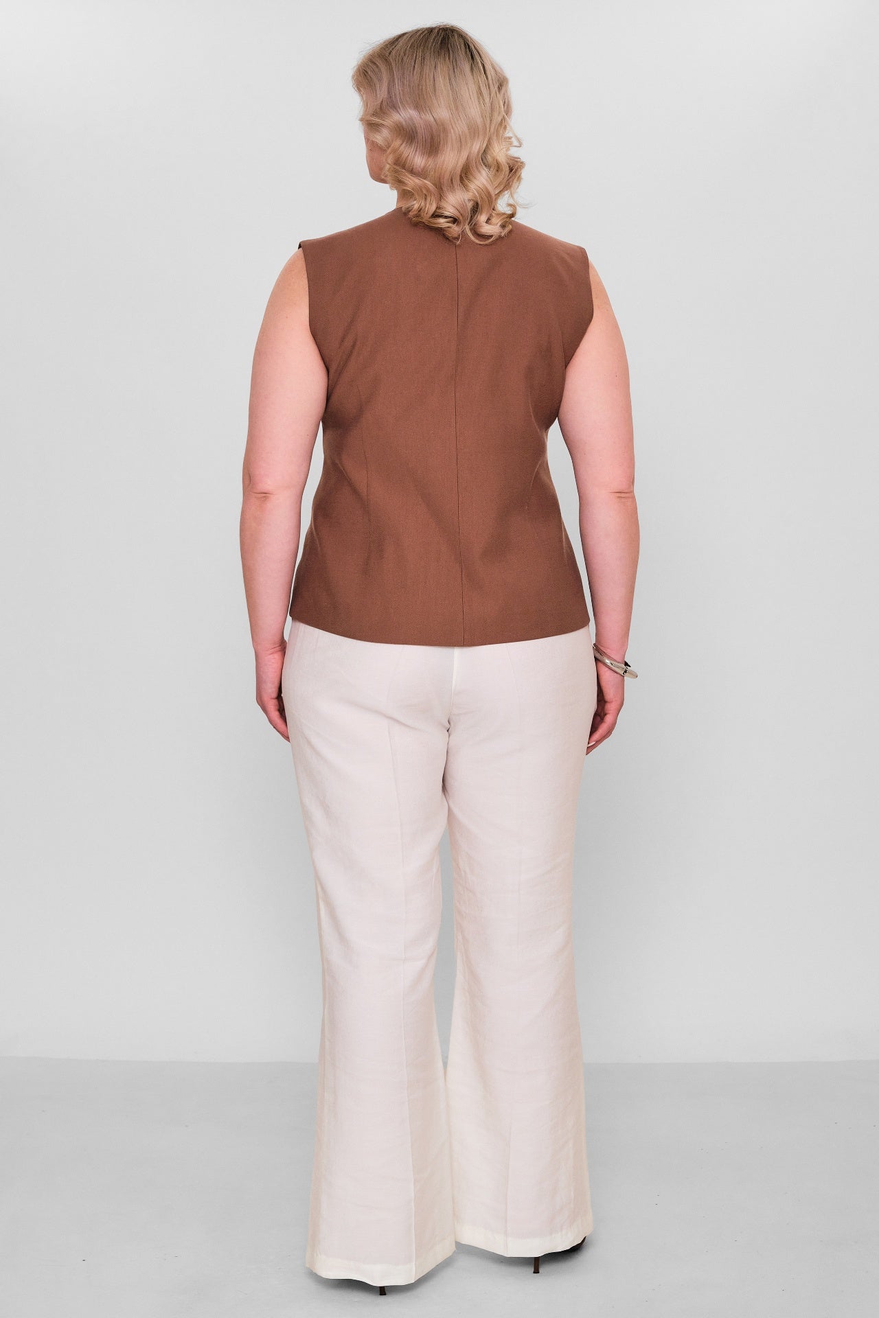 Fimore - Plus Size Waistcoat (FMR26Y8959-24) - 8690200141508