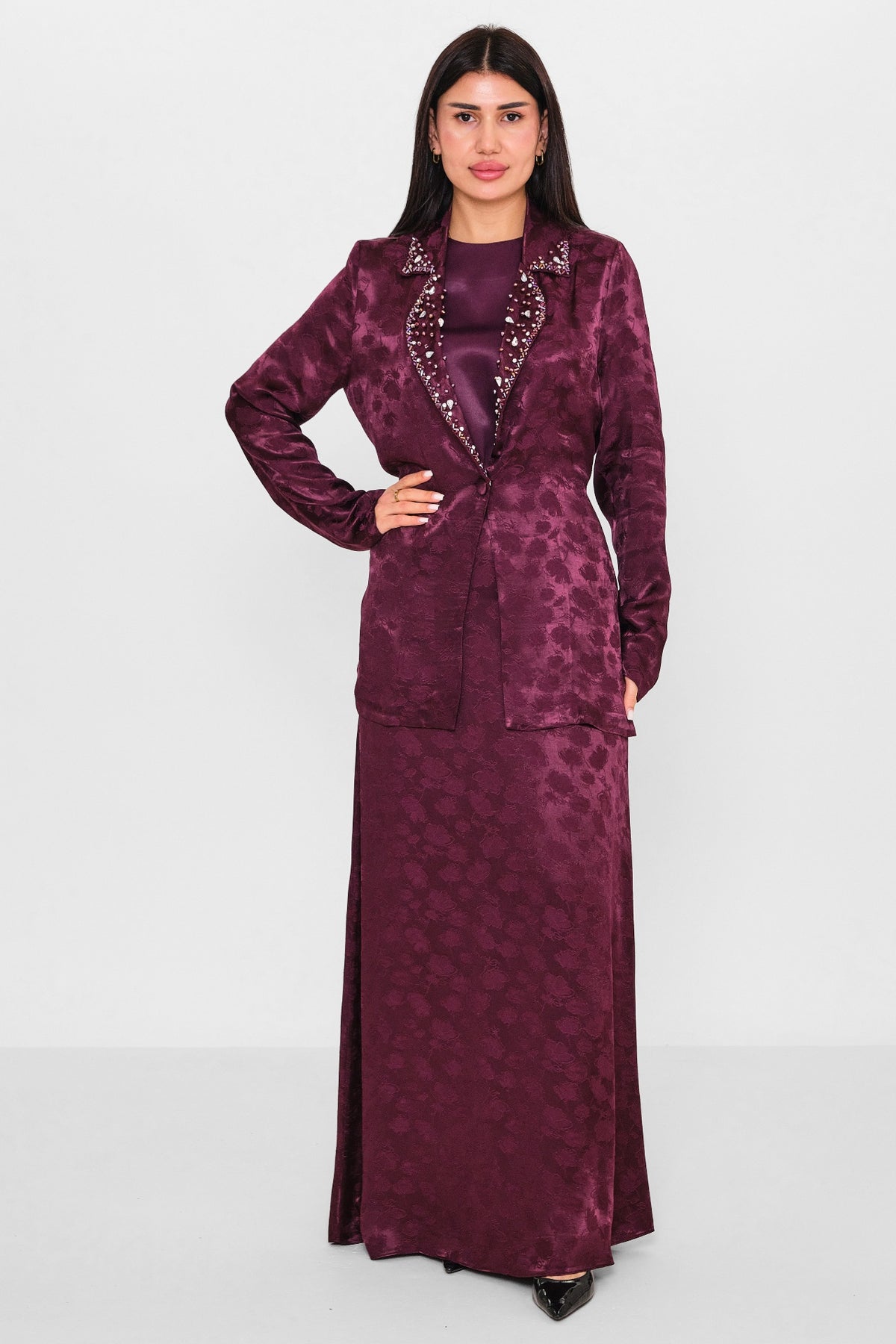 Nupel line - Plus Size Suit (NPL26Y9142) - 8690200141959