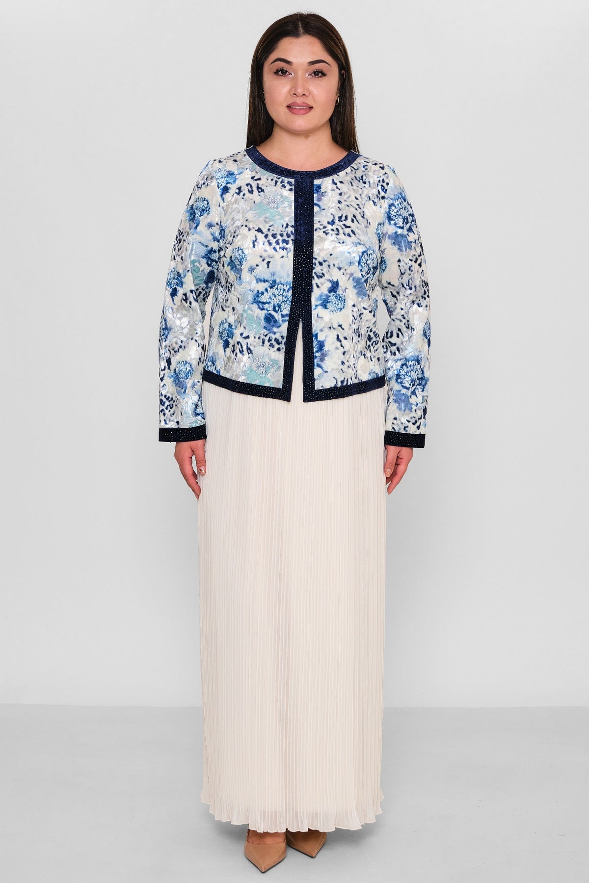 Ksas - Plus Size Dress (KSAS32402) - 8690200142024