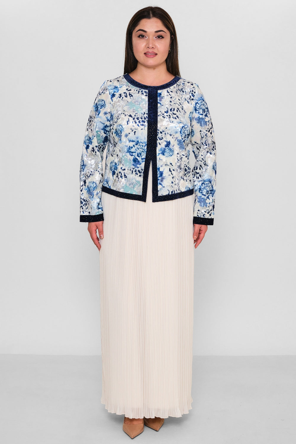 Ksas - Plus Size Dress (KSAS32402) - 8690200142024