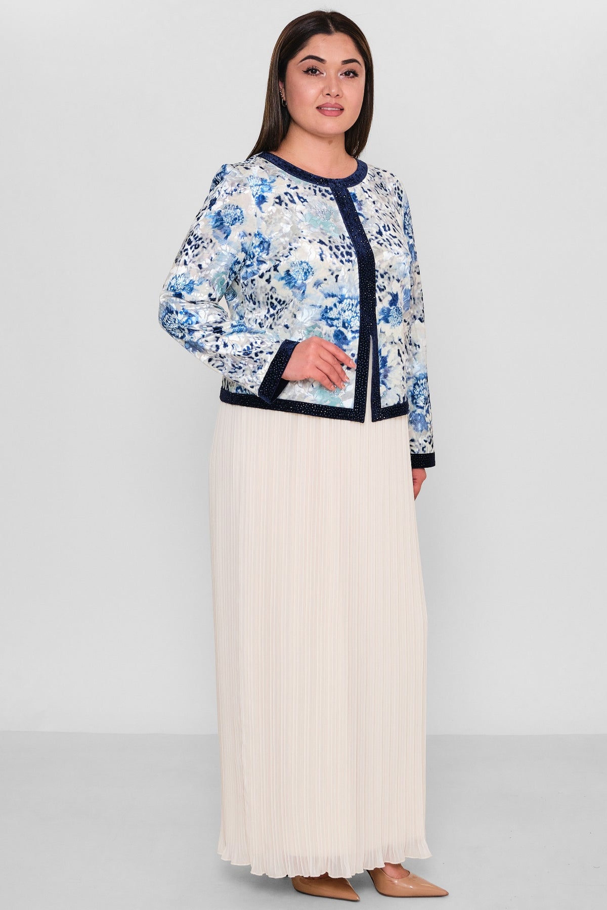 Ksas - Plus Size Dress (KSAS32402) - 8690200142024