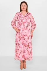 Gumanize - Plus Size Dress (GMZ2025-1136-7694) - 8690200142147