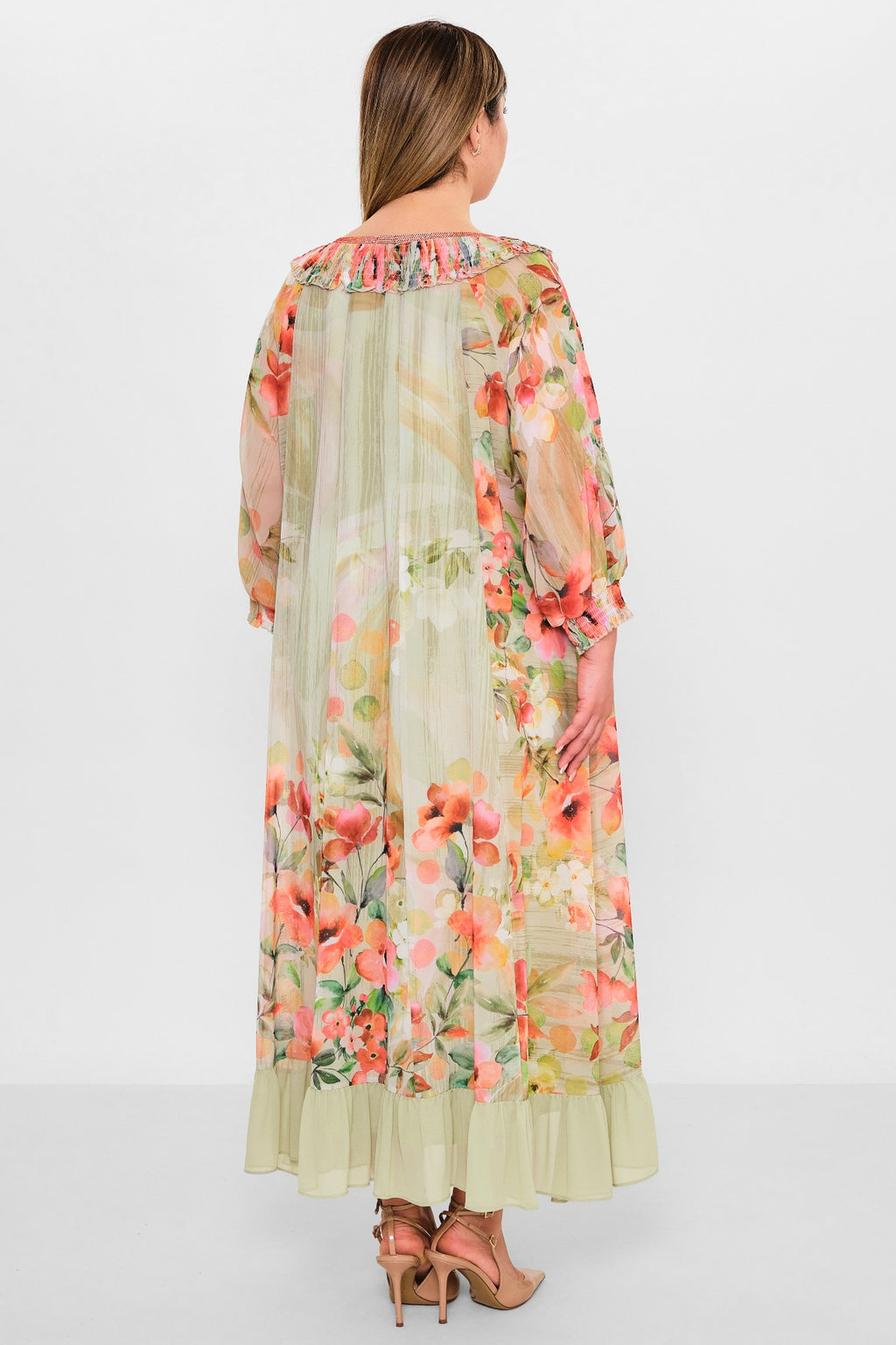 Gumanize - Plus Size Dress (GMZ2025-761-7143) - 8690200142161