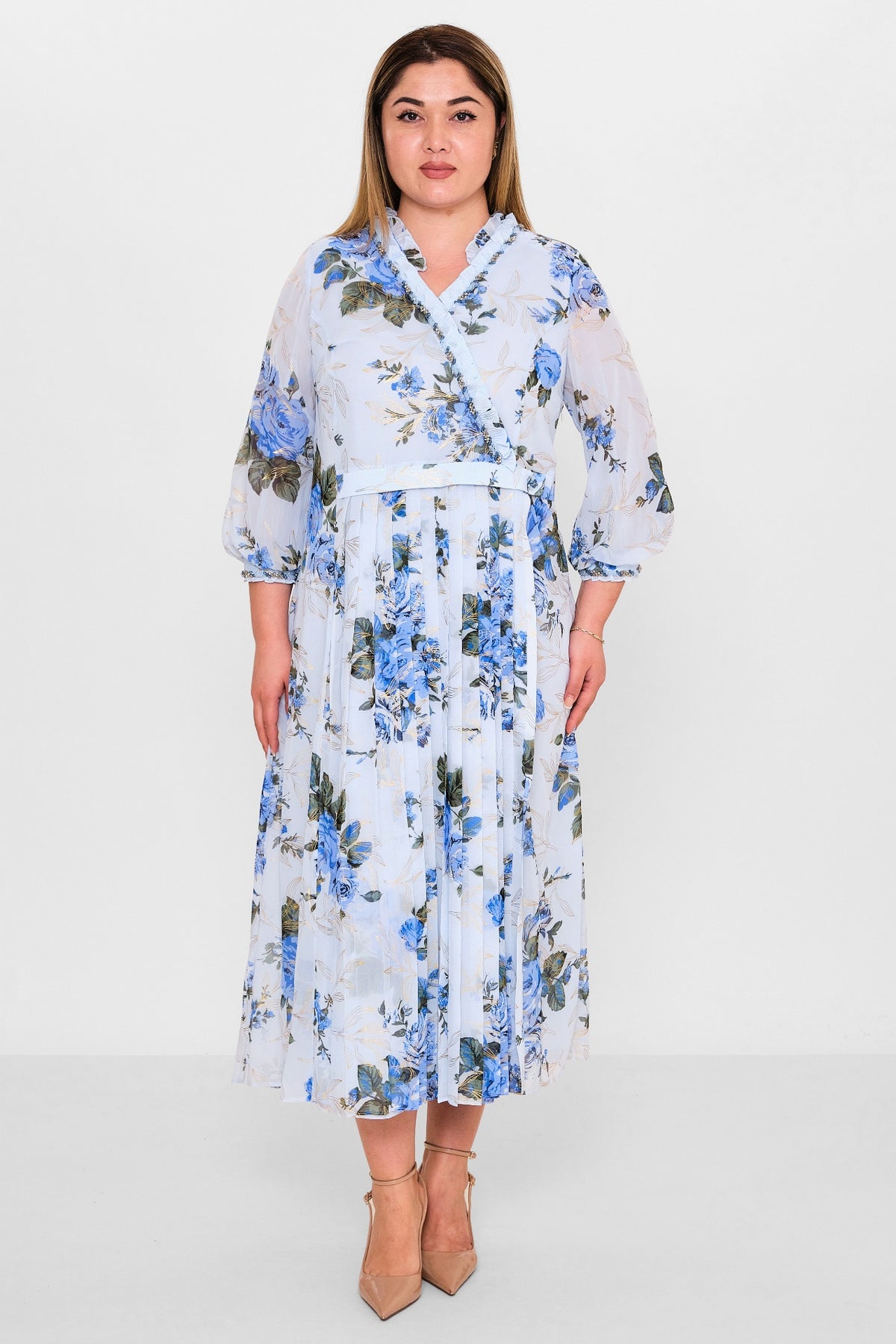 Gumanize - Plus Size Dress (GMZ2025-830-7562) - 8690200142192
