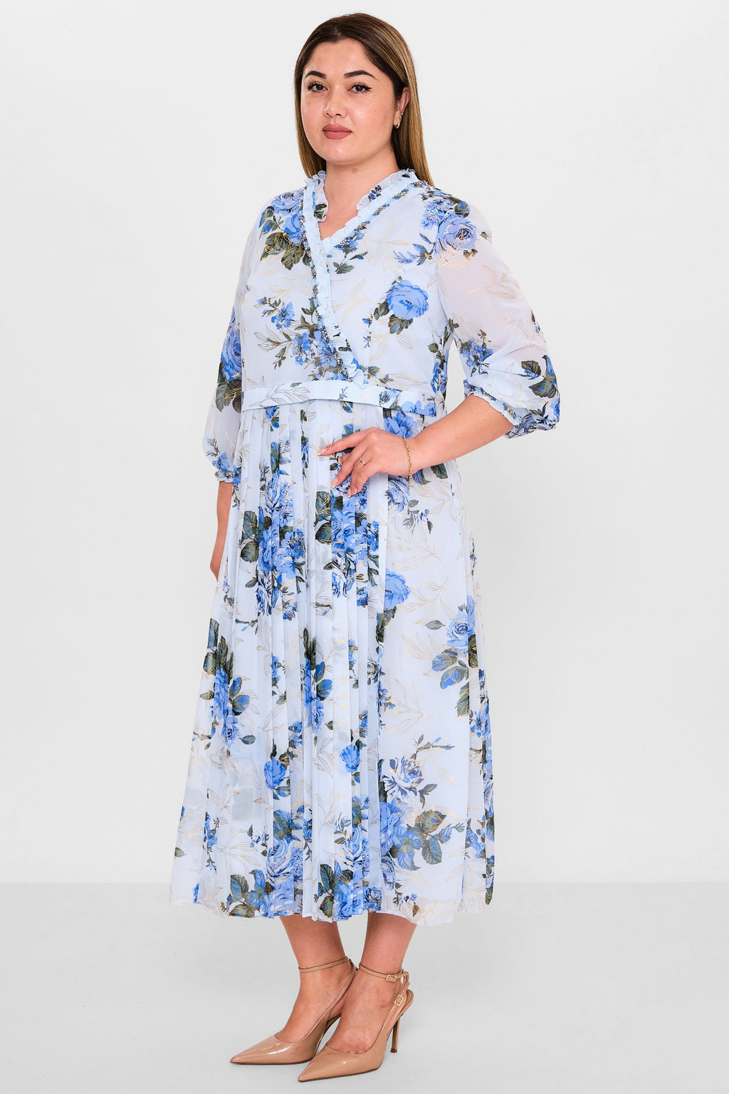 Gumanize - Plus Size Dress (GMZ2025-830-7562) - 8690200142192