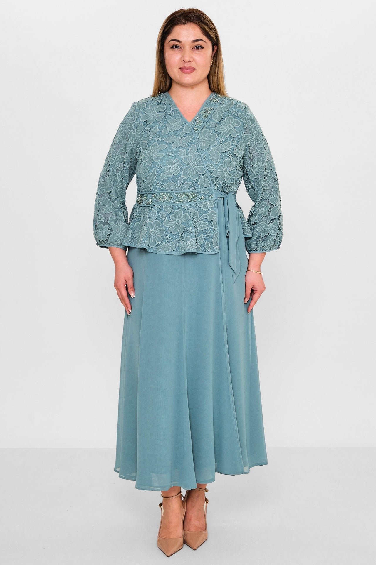 Gumanize - Plus Size Dress (GMZ2026-48-8127) - 8690200142253