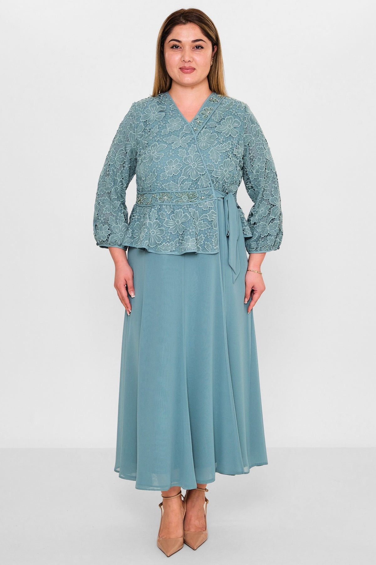 Gumanize - Plus Size Dress (GMZ2026-48-8127) - 8690200142253