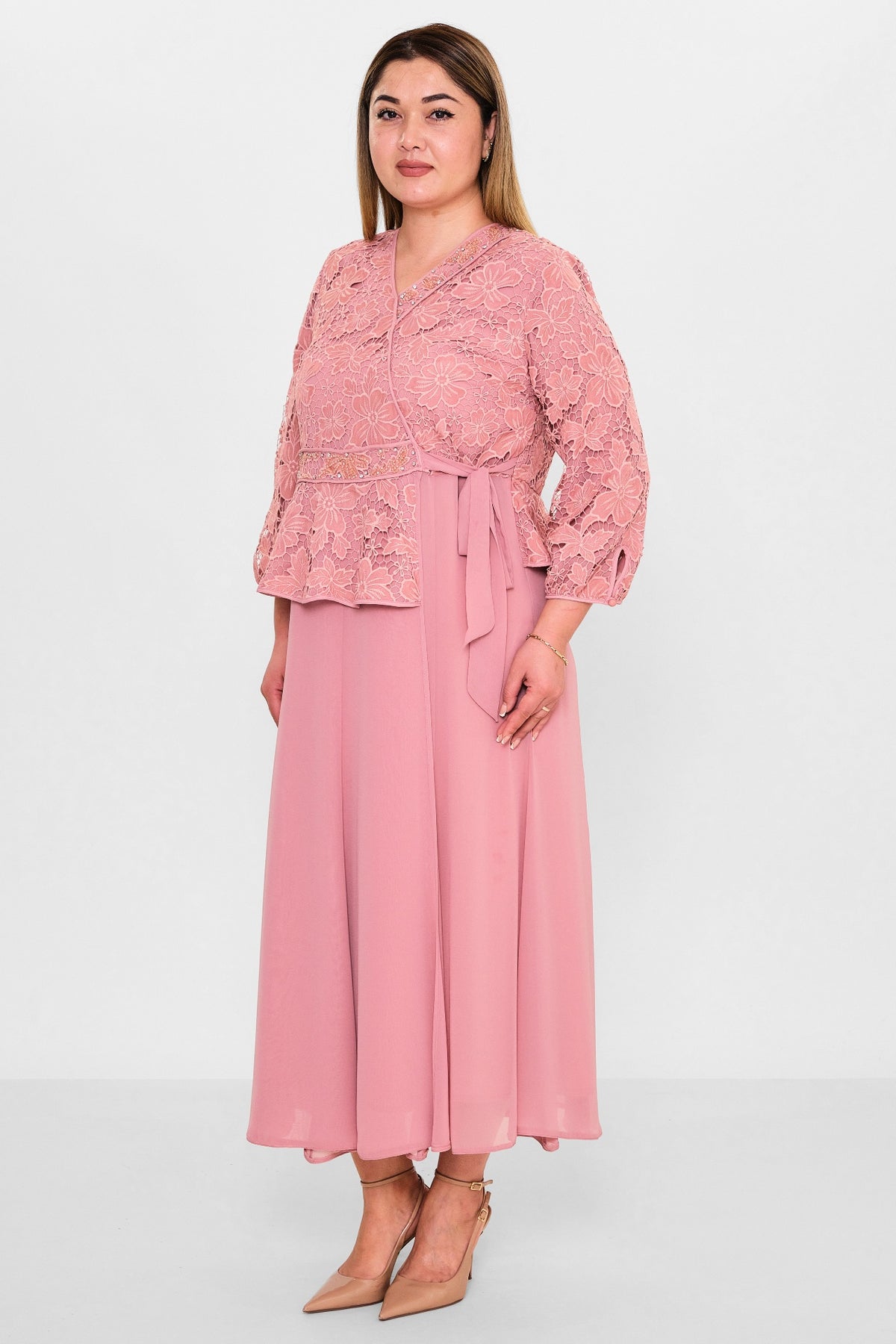 Gumanize - Plus Size Dress (GMZ2026-48-8127) - 8690200142277