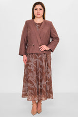 Gumanize - Plus Size Dress (GMZ2026-657-8181) - 8690200142291