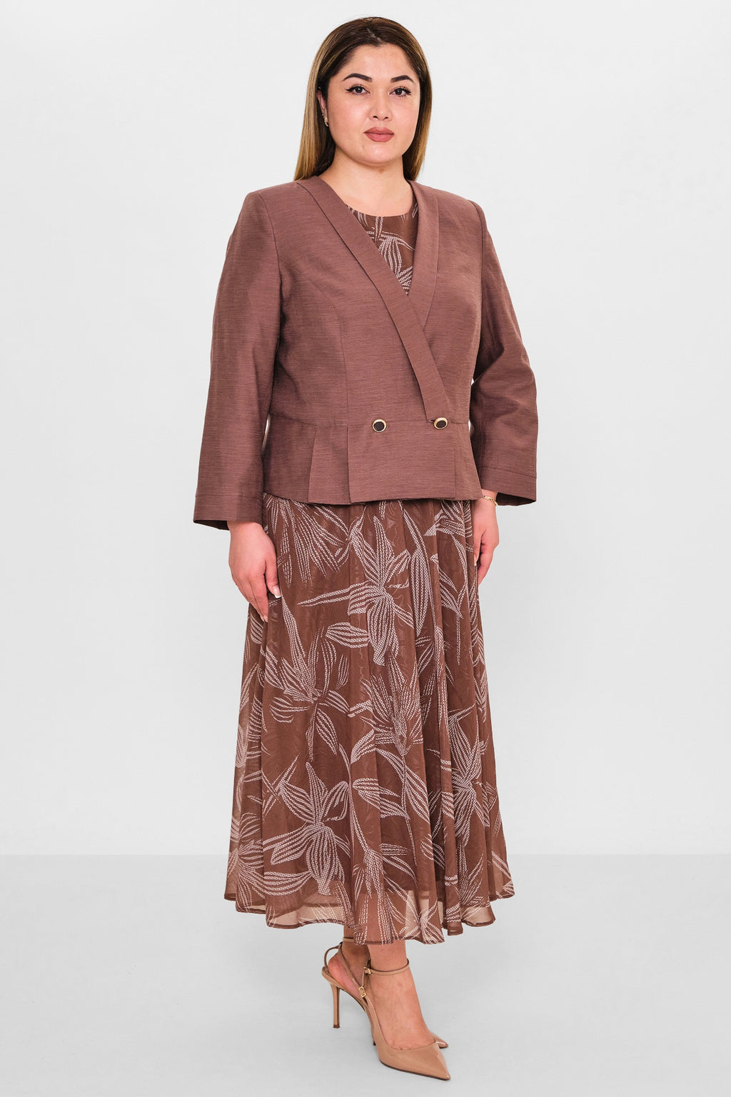 Gumanize - Plus Size Dress (GMZ2026-657-8181) - 8690200142291
