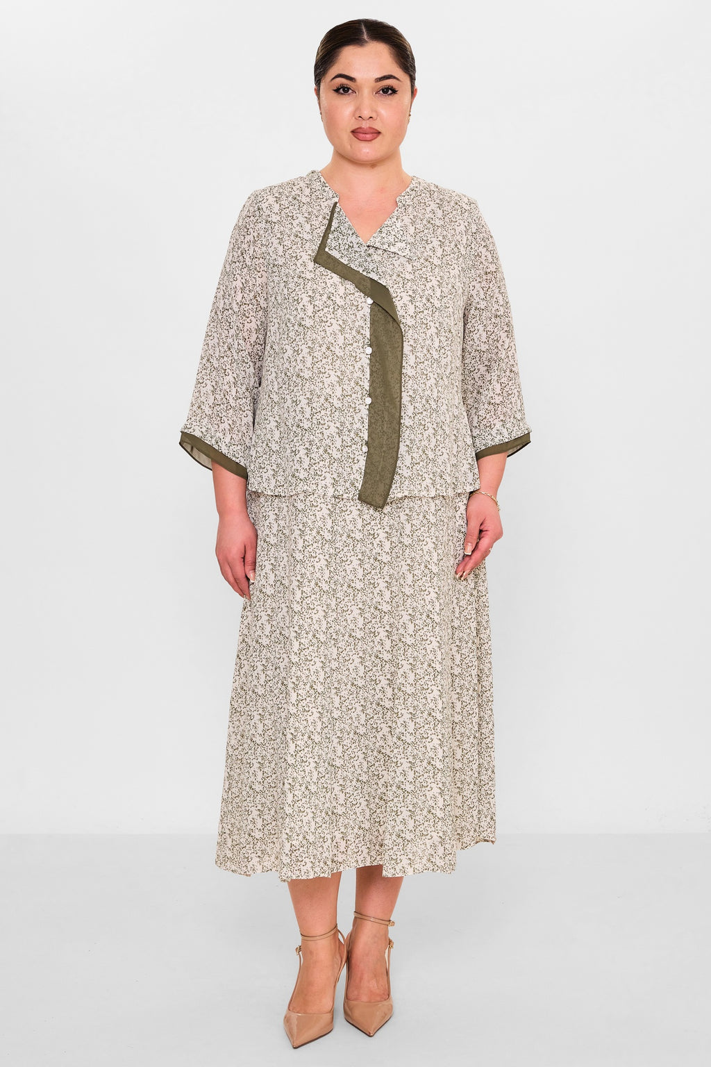 Gumanize - Extended Plus Size Dress (GMZ2026-797-8185) - 8690200142307