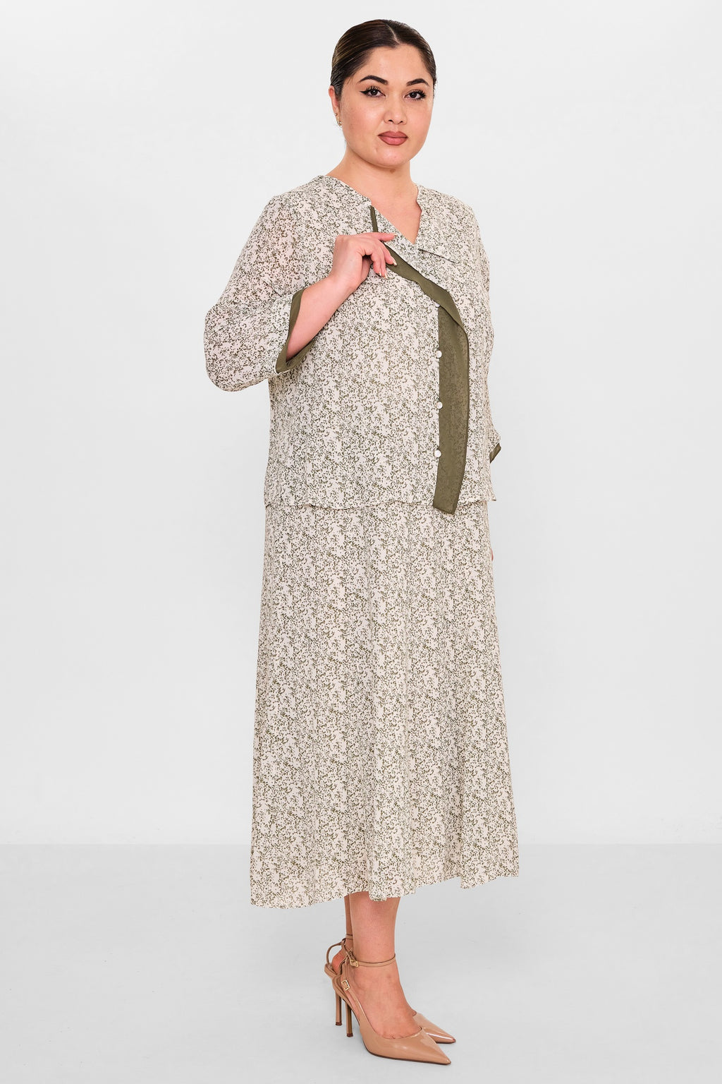 Gumanize - Extended Plus Size Dress (GMZ2026-797-8185) - 8690200142307