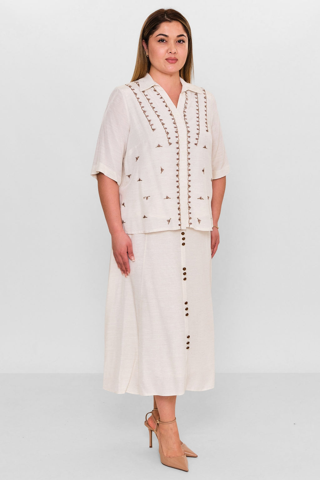 Gumanize - Plus Size Suit (GMZTK269-7715) - 8690200142352