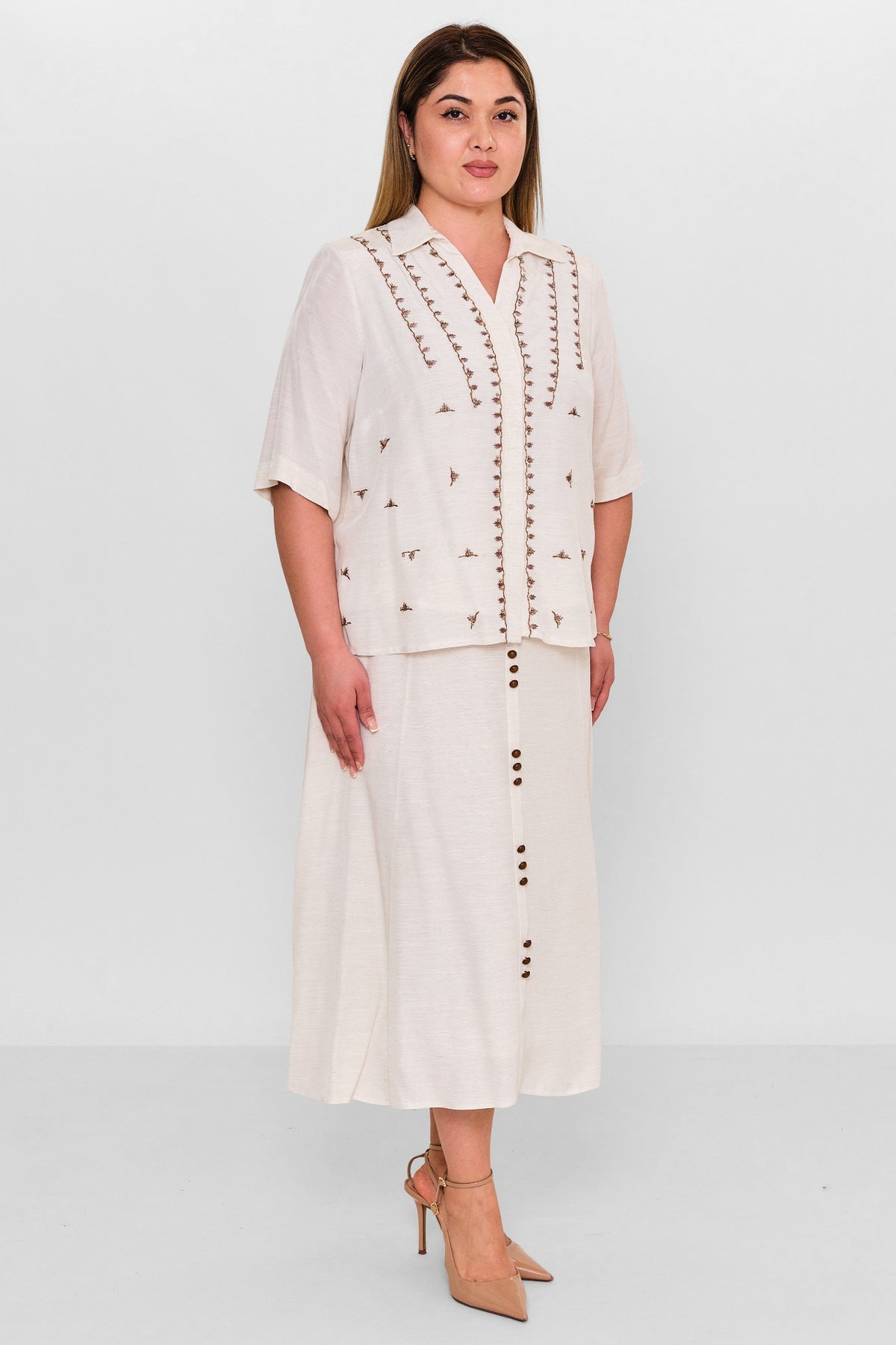 Gumanize - Plus Size Suit (GMZTK269-7715) - 8690200142352