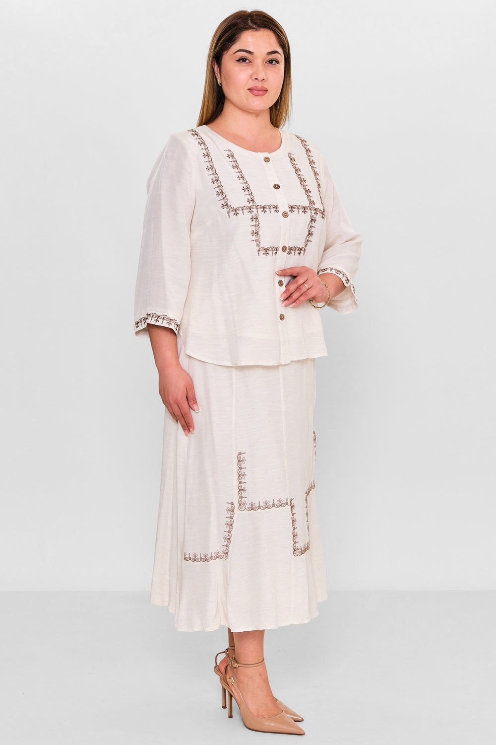 Gumanize - Plus Size Suit (GMZTK270-7715) - 8690200142369