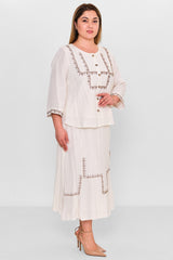 Gumanize - Plus Size Suit (GMZTK270-7715) - 8690200142369