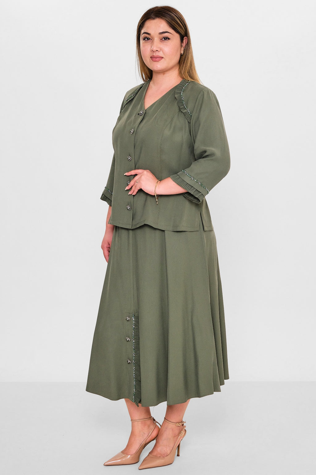 Gumanize - Plus Size Suit (GMZTK283-6934) - 8690200142376