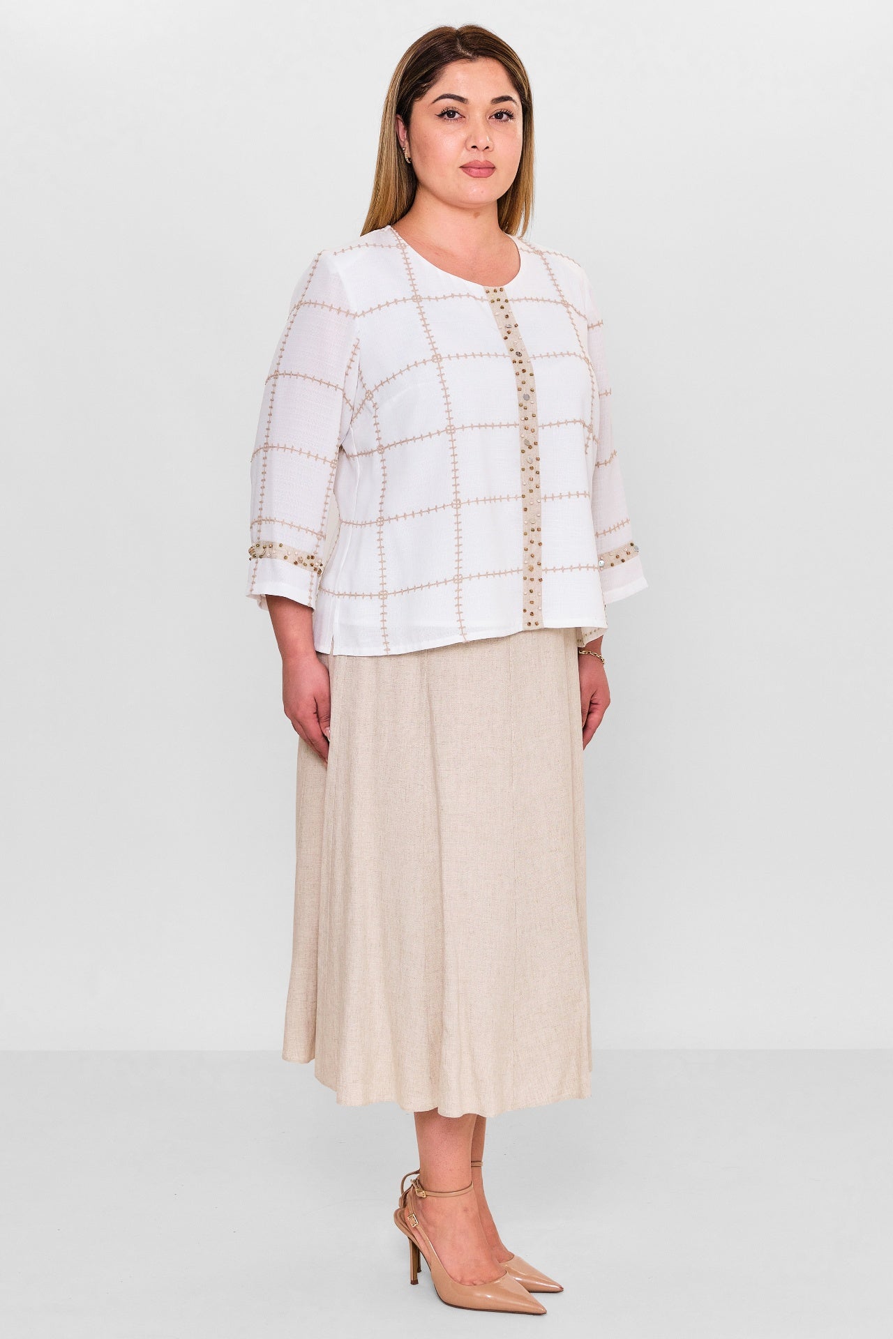 Gumanize - Plus Size Suit (GMZTK289-7745) - 8690200142406