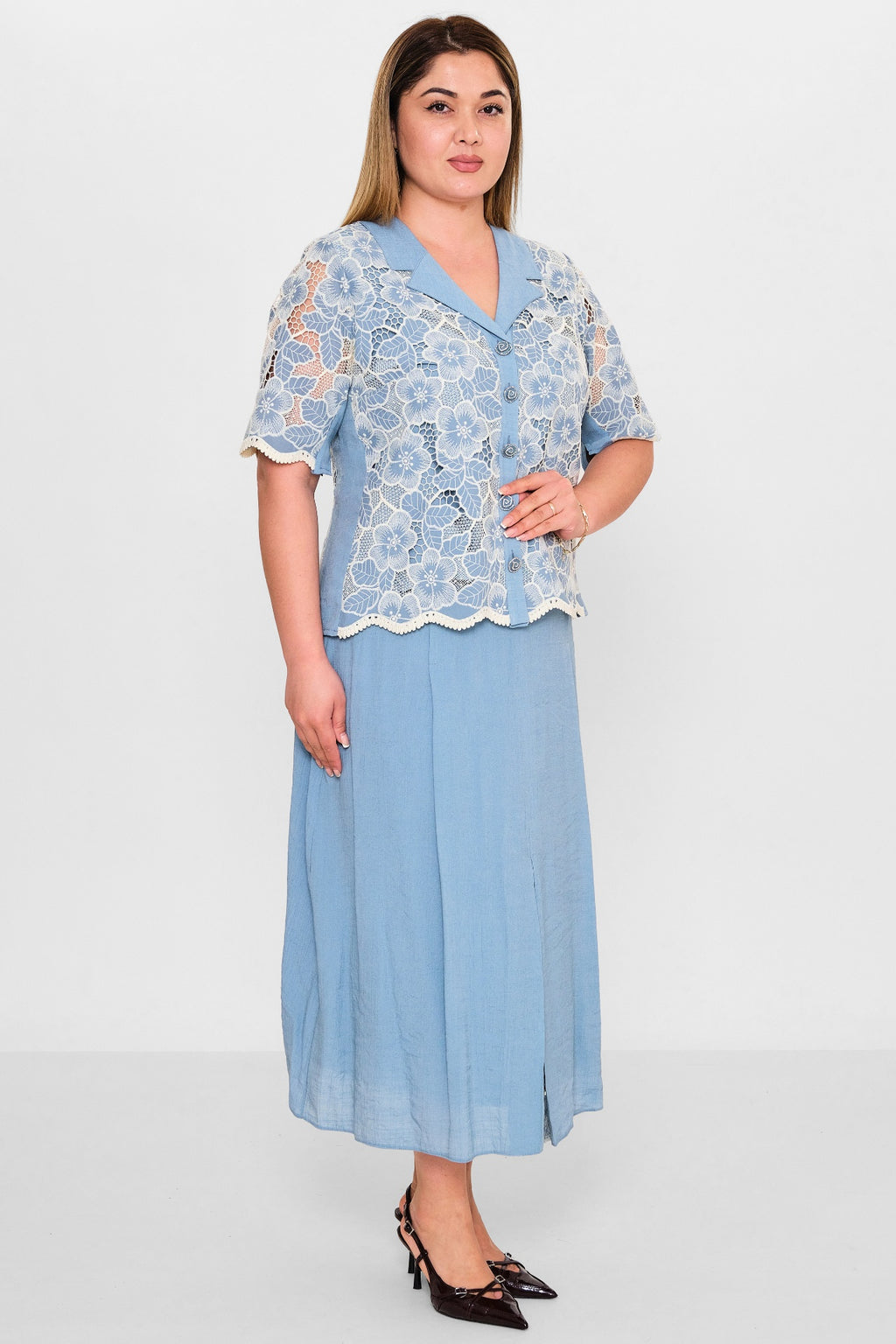 Gumanize - Plus Size Suit (GMZTK361-8125) - 8690200142451