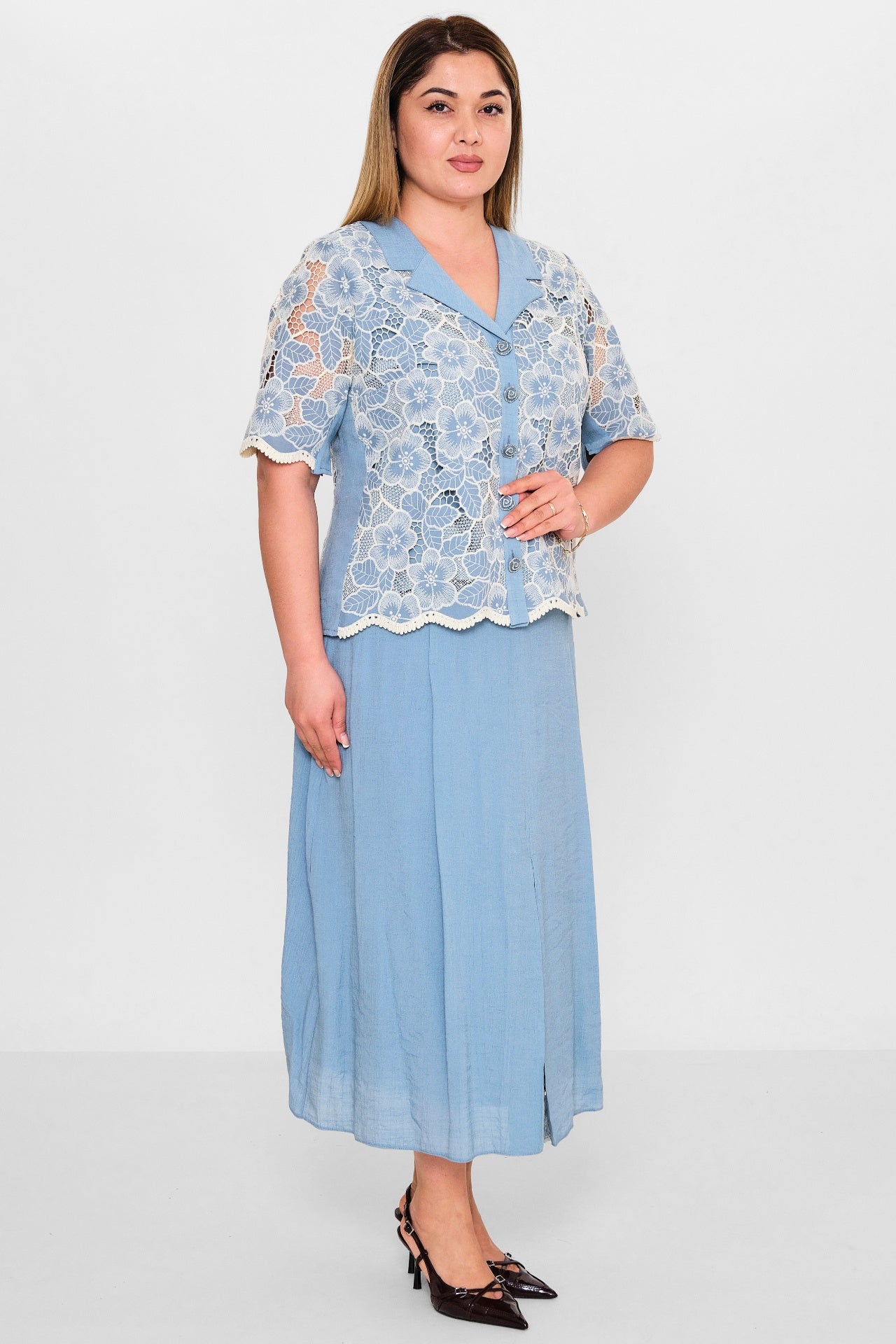 Gumanize - Plus Size Suit (GMZTK361-8125) - 8690200142451
