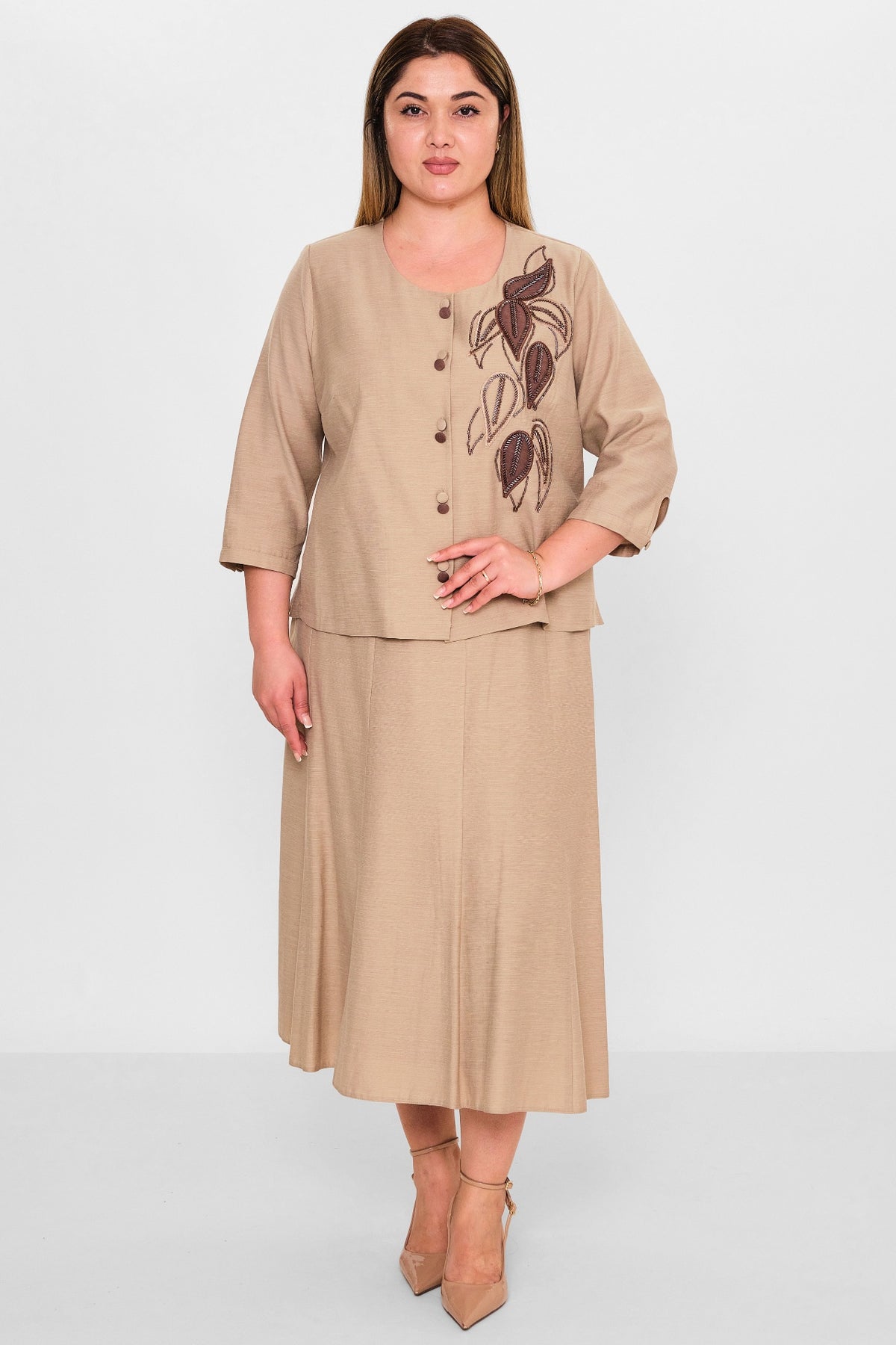 Gumanize - Plus Size Suit (GMZTK414-8118) - 8690200142482