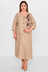 Gumanize - Plus Size Suit (GMZTK414-8118) - 8690200142482