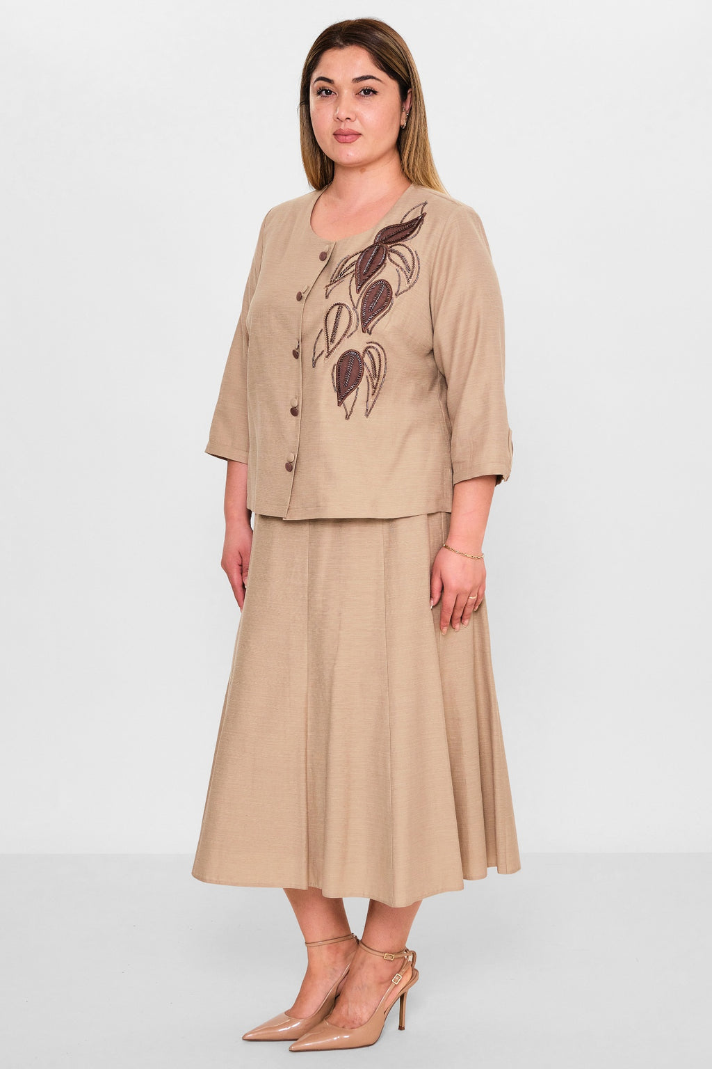 Gumanize - Plus Size Suit (GMZTK414-8118) - 8690200142482