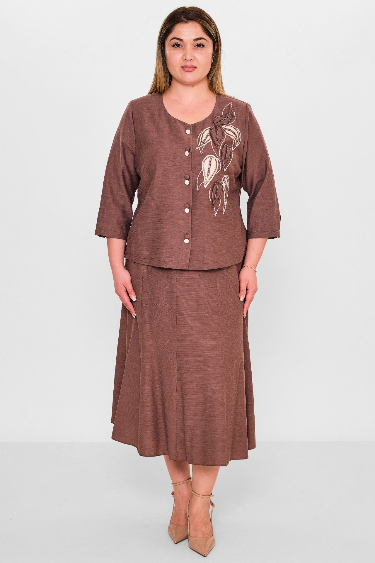 Gumanize - Plus Size Suit (GMZTK414-8118) - 8690200142499