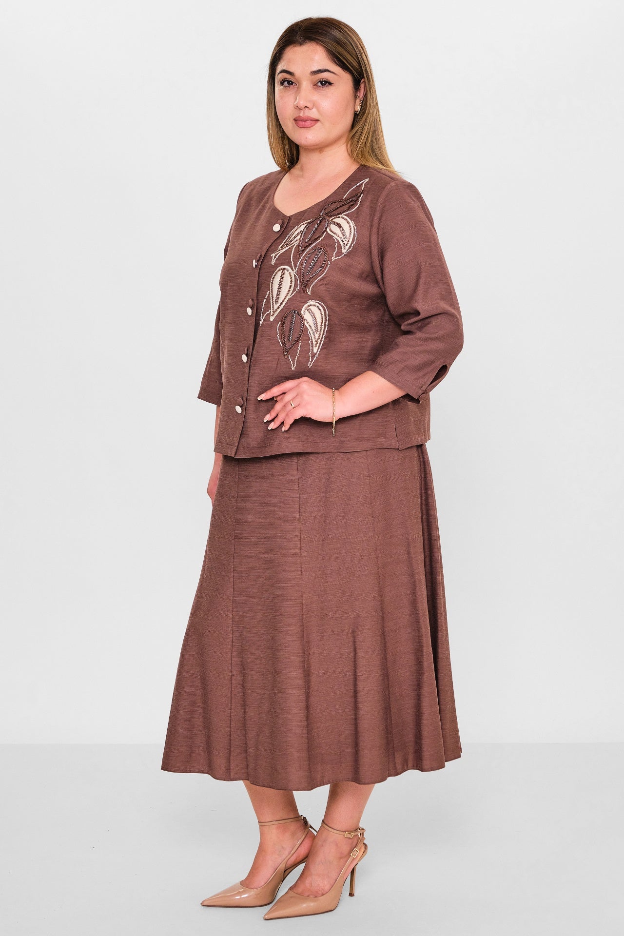 Gumanize - Plus Size Suit (GMZTK414-8118) - 8690200142499