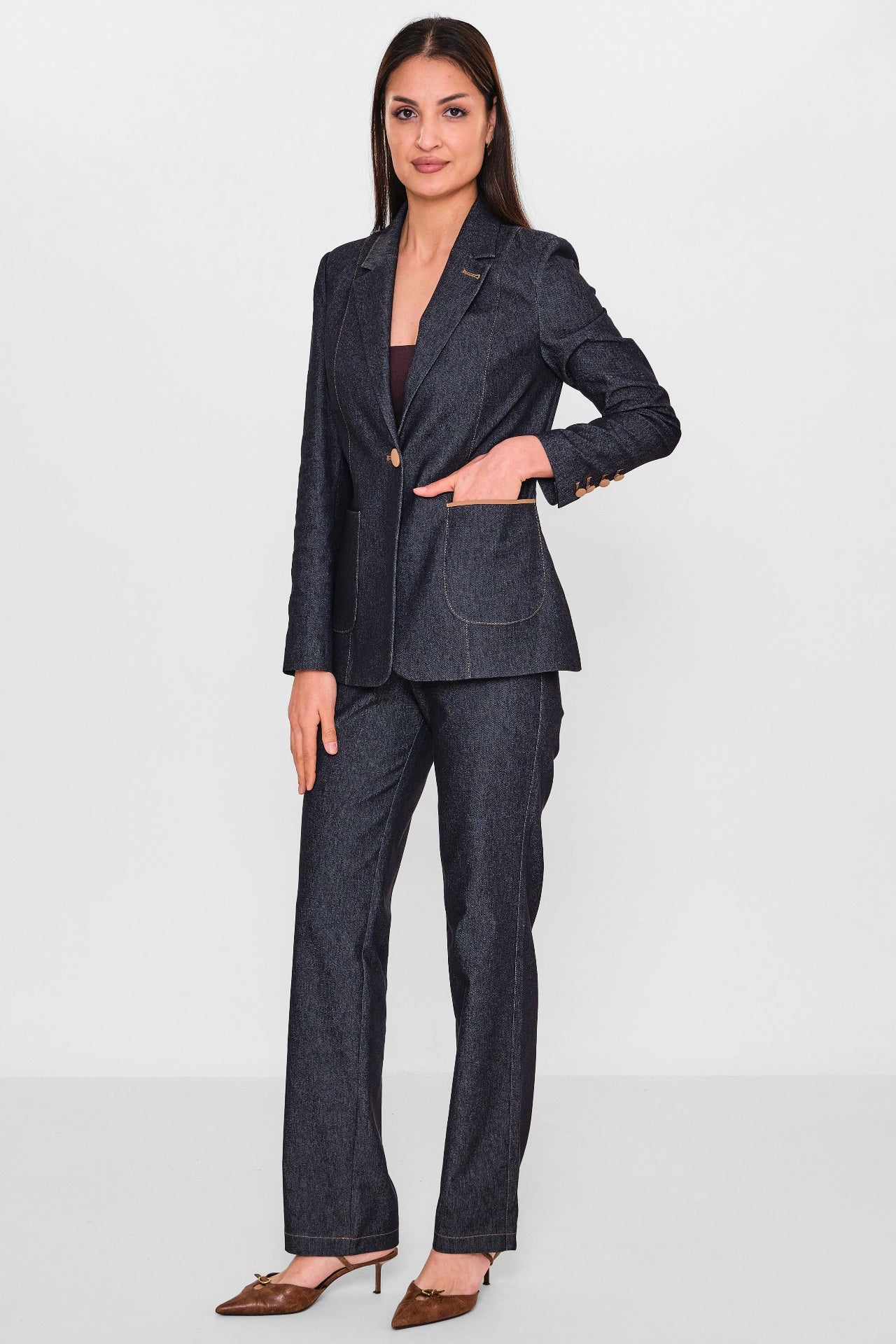 Eli̇tli̇ne - Plus Size Suit (ELT26Y7-34-1017) - 8690200142574