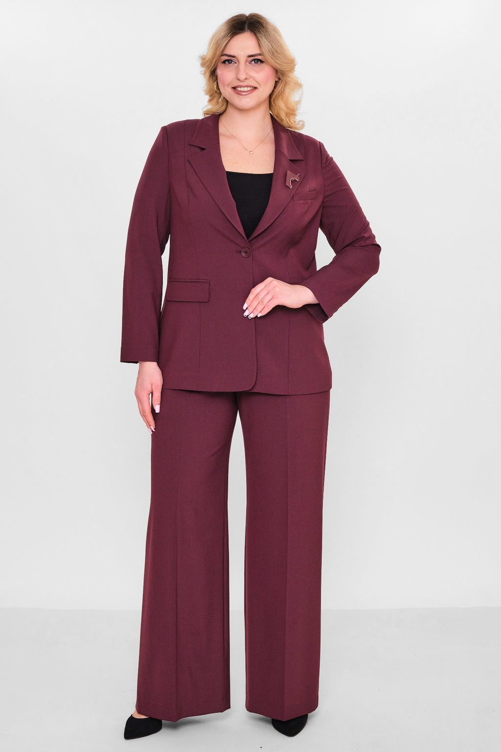Meira - Plus Size Suit (MEI26Y8455)