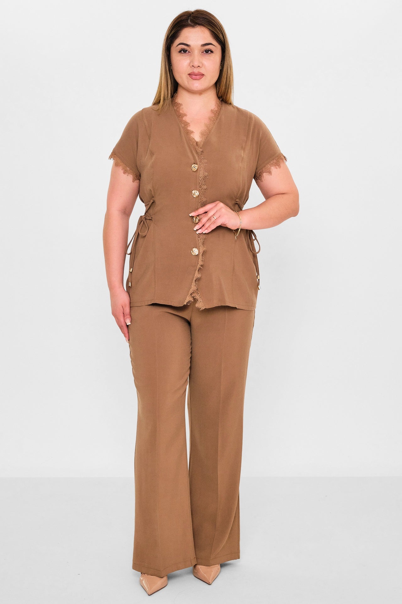 Dress port - Plus Size Suit (DSP26Y3476) - 8690200142871