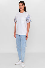 Fashi̇on club - Plus Size T-shirt (FSC26YSM2033) - 8690200142932
